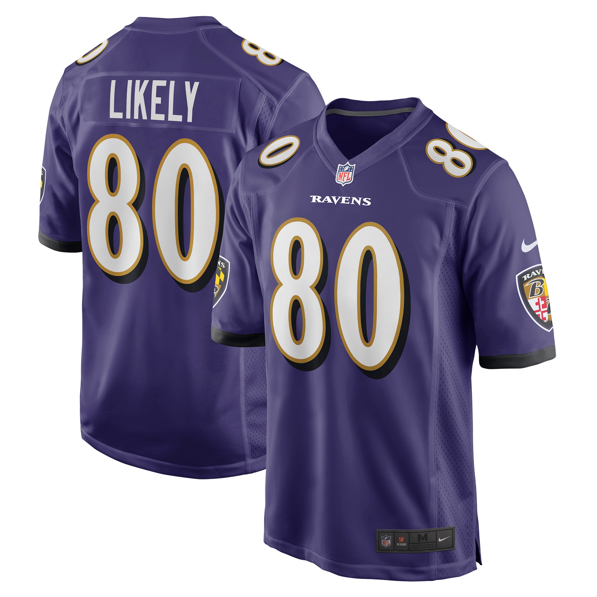 Isaiah Likely Baltimore Ravens Nike Player Game Jersey - Purple - vstockx