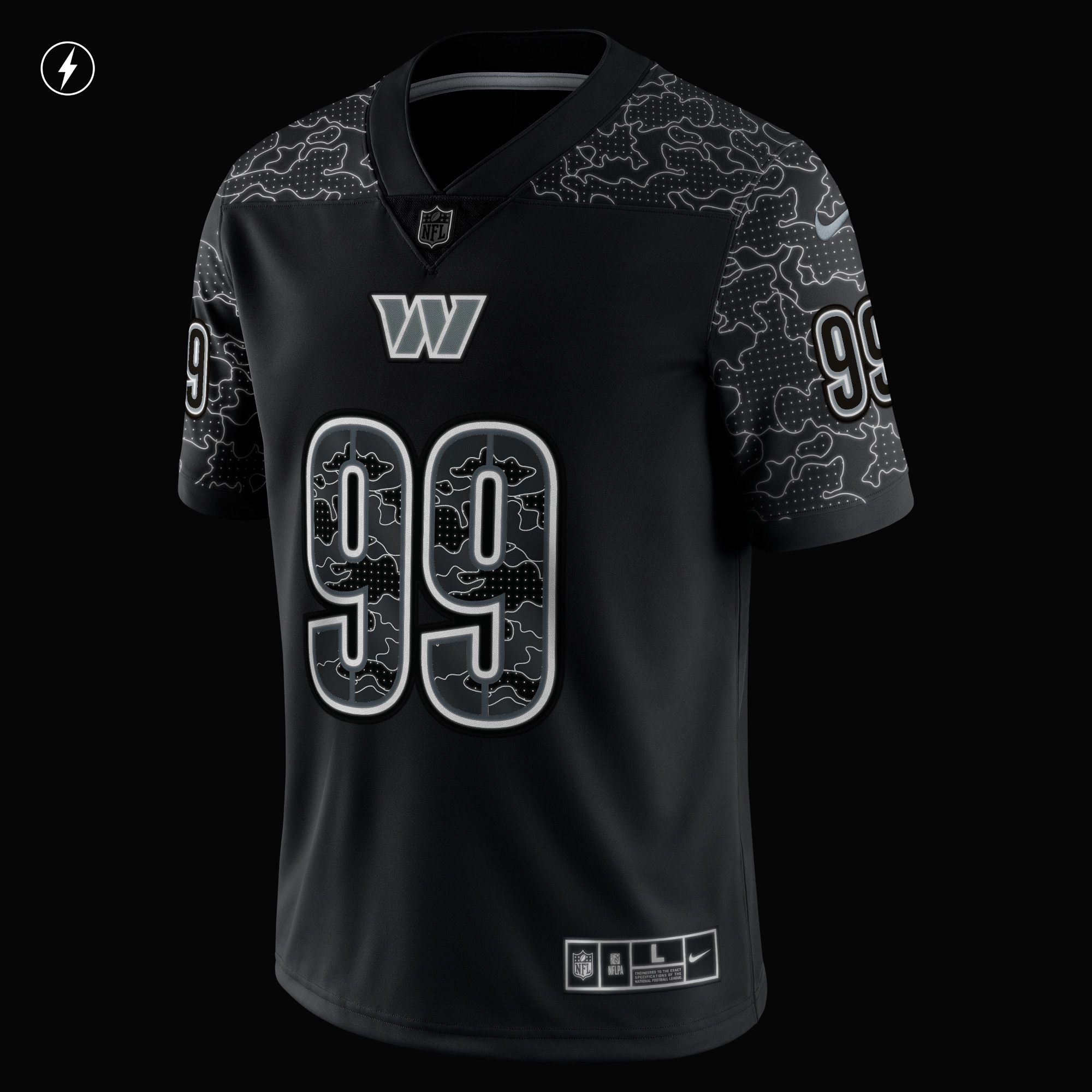 Chase Young Washington Commanders Nike RFLCTV Limited Jersey - Black - vstockx