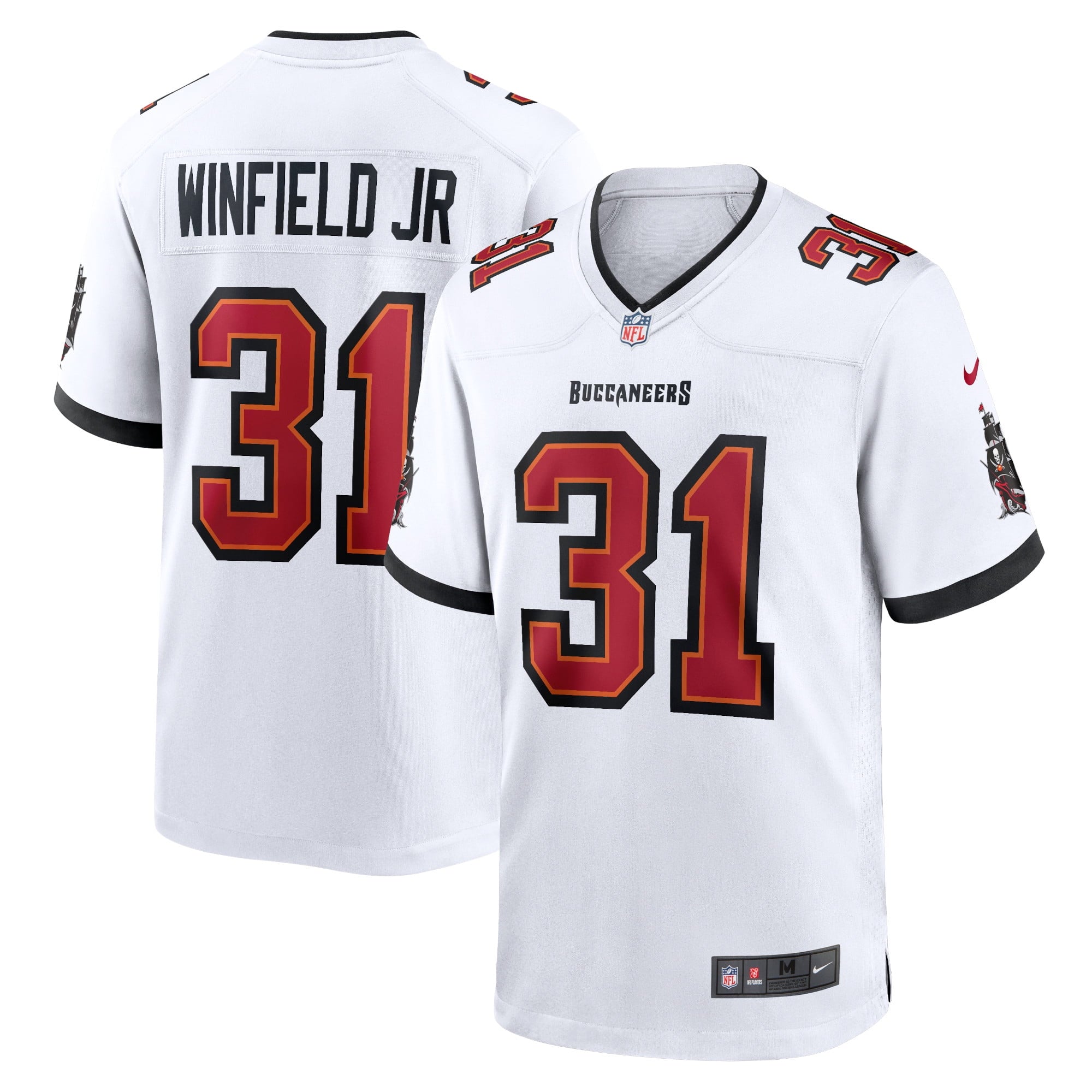 Men's Nike Antoine Winfield Jr. White Tampa Bay Buccaneers Game Jersey - vstockx