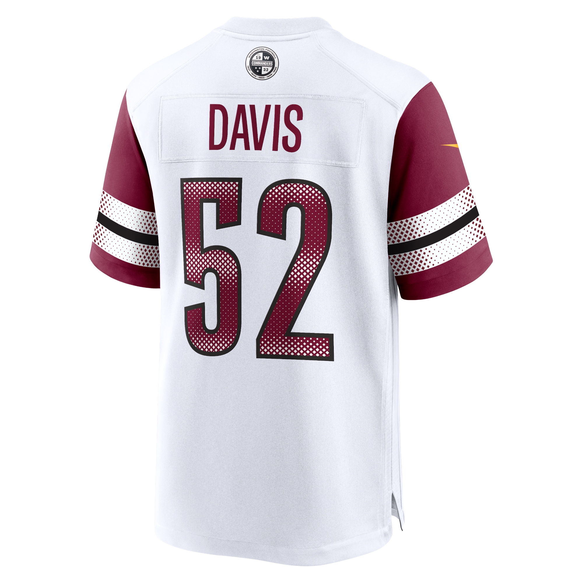 Jamin Davis Washington Commanders Nike Game Jersey - White - vstockx