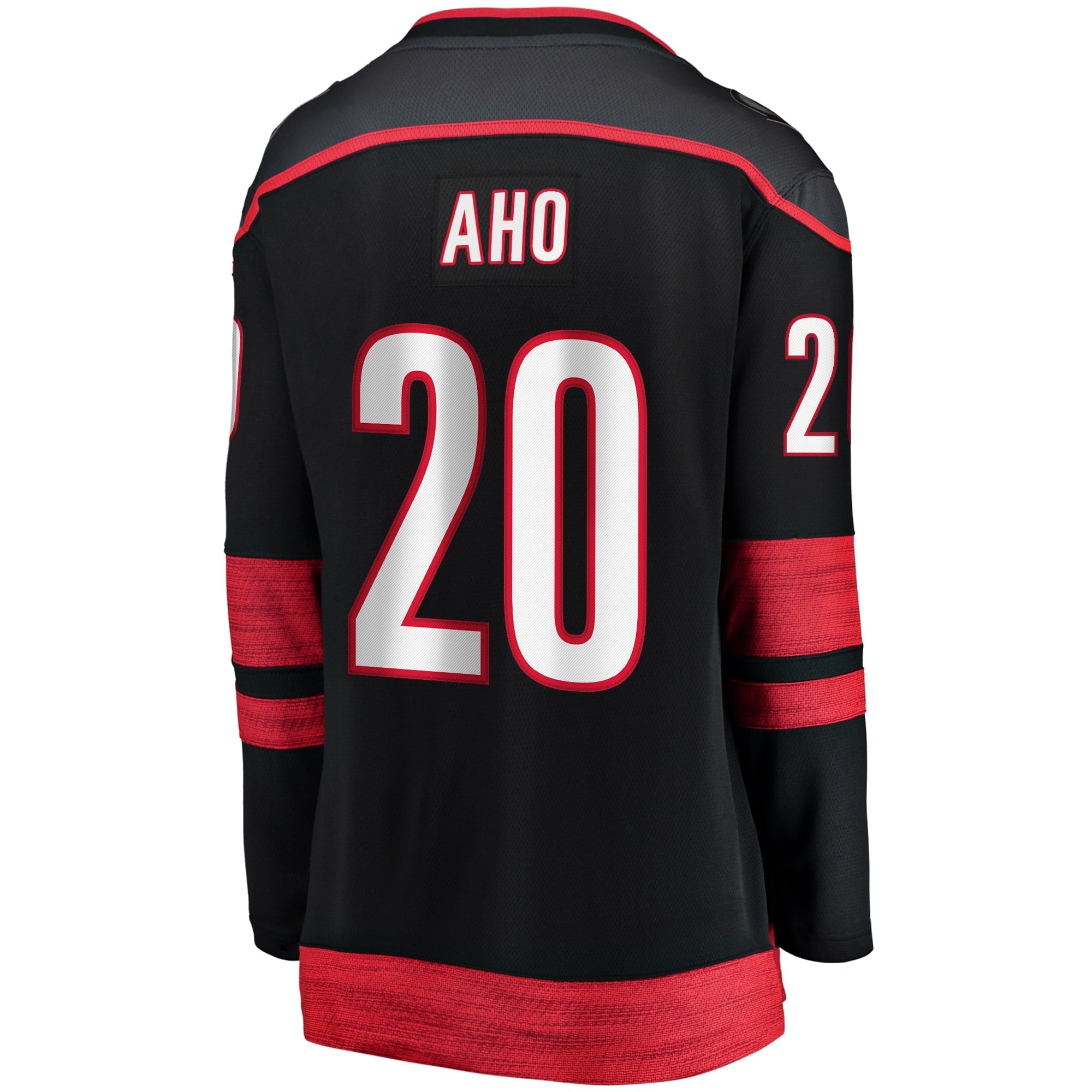 Women's Fanatics Branded Sebastian Aho Black Carolina Hurricanes Alternate Premier Breakaway Jersey - vstockx