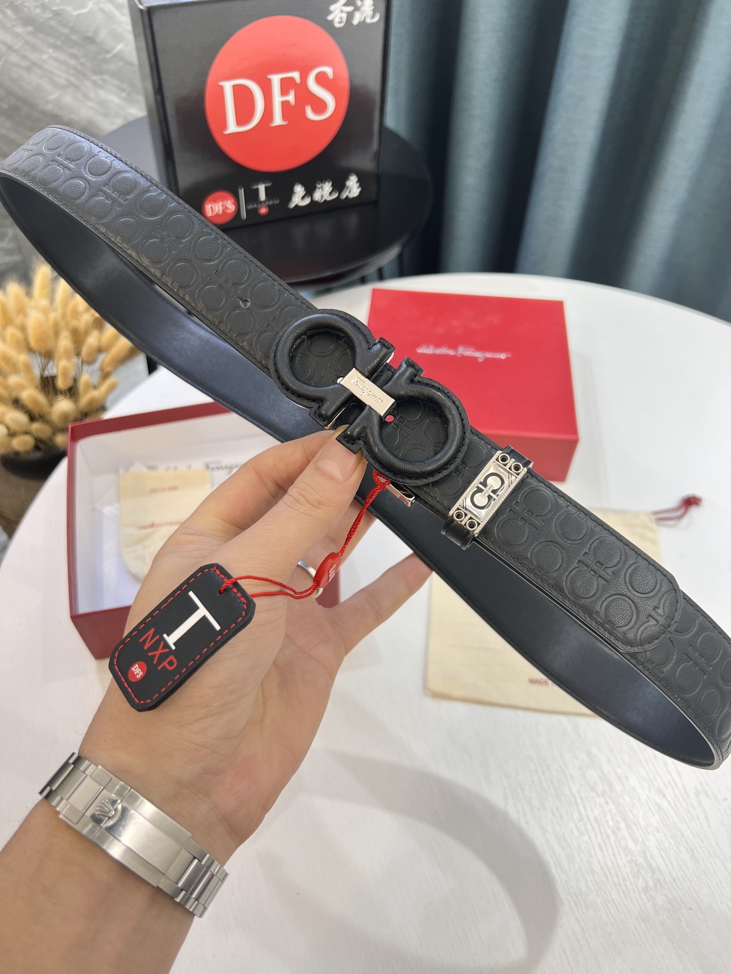 Streetwear Belt Ferragamo 319579 size:3.5cm - vstockx