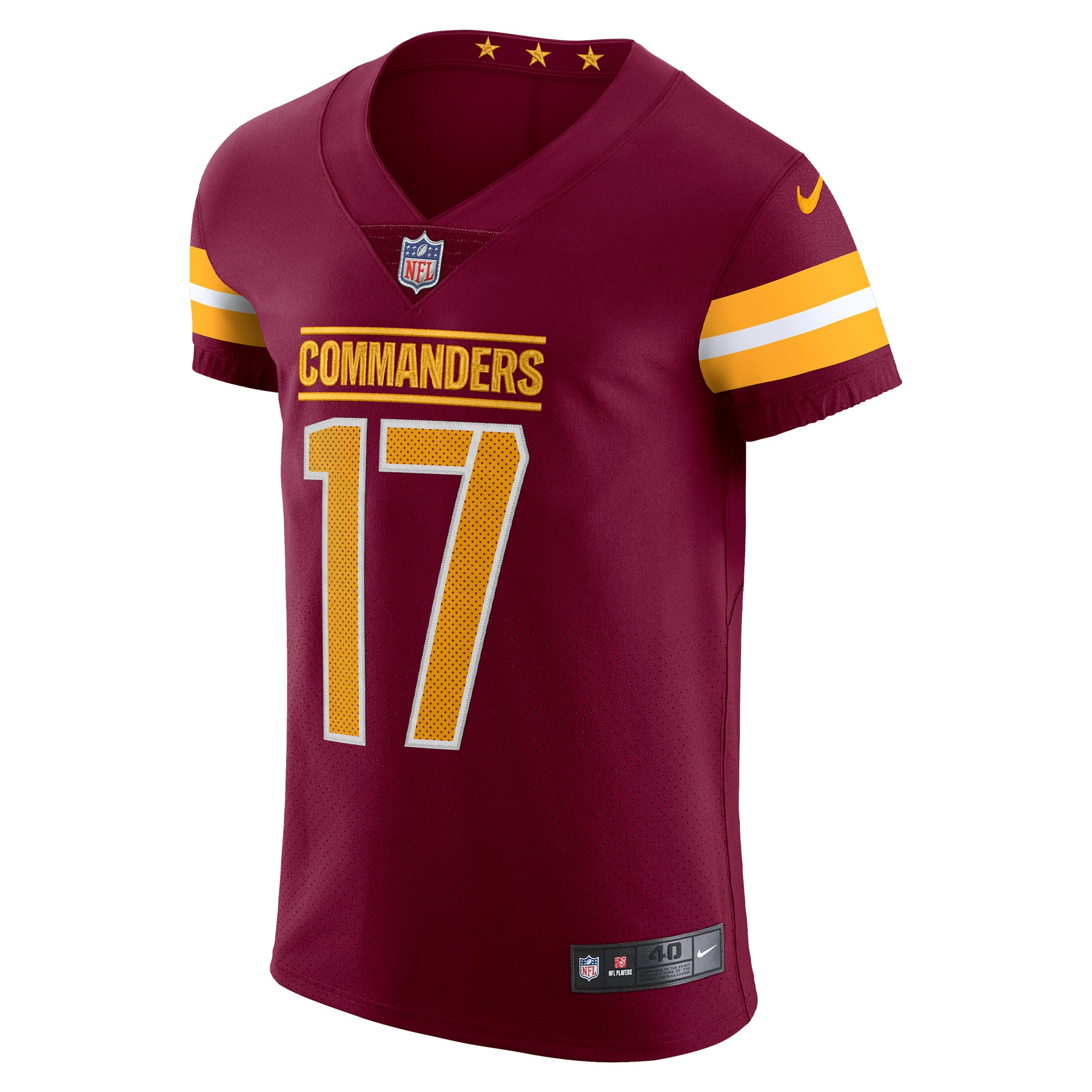 Terry McLaurin Washington Commanders Nike Vapor Elite Jersey - Burgundy - vstockx