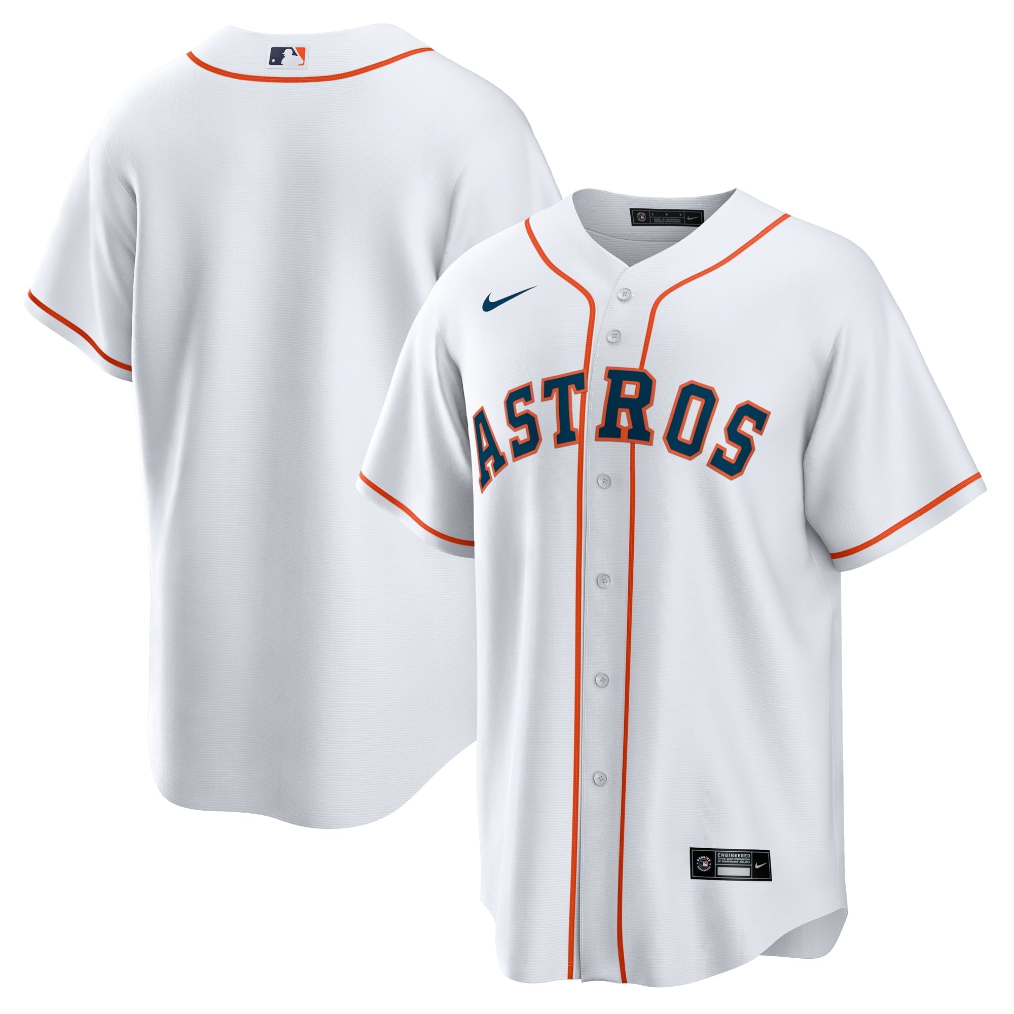 Men's Nike White Houston Astros Home Blank Replica Jersey - vstockx