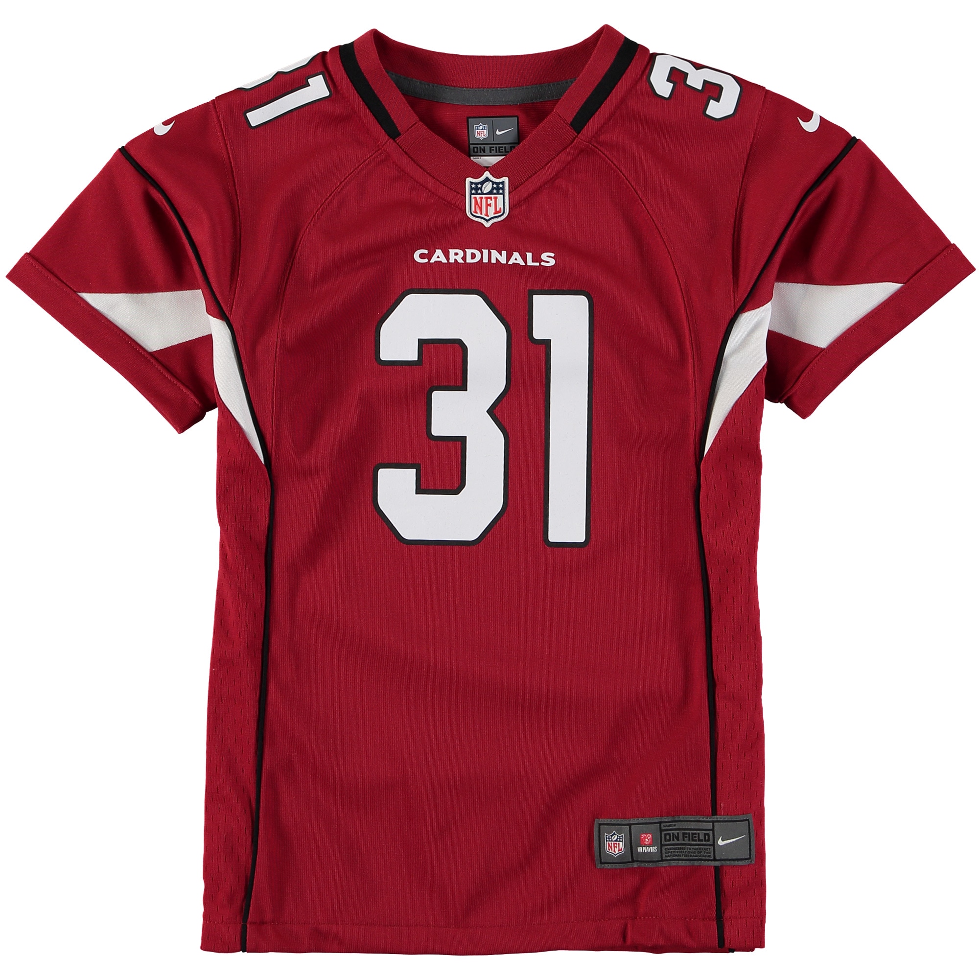 David Johnson Arizona Cardinals Nike Girls Youth Game Jersey - Cardinal - vstockx