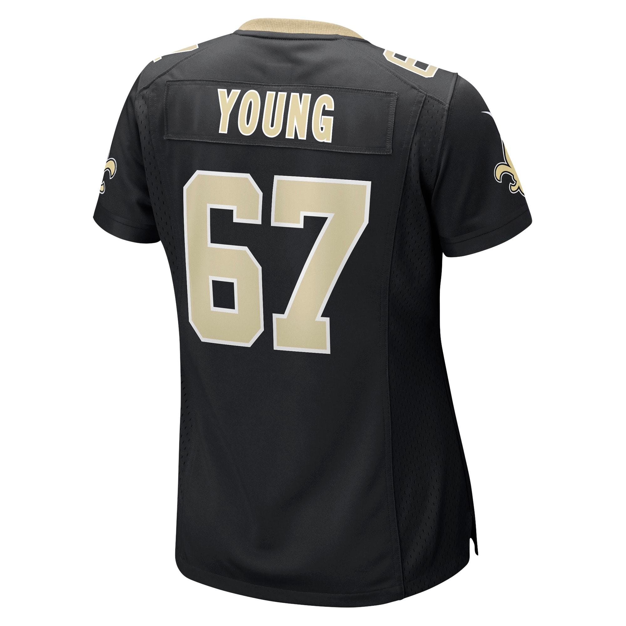 Landon Young New Orleans Saints Nike Women's Game Jersey - Black - vstockx