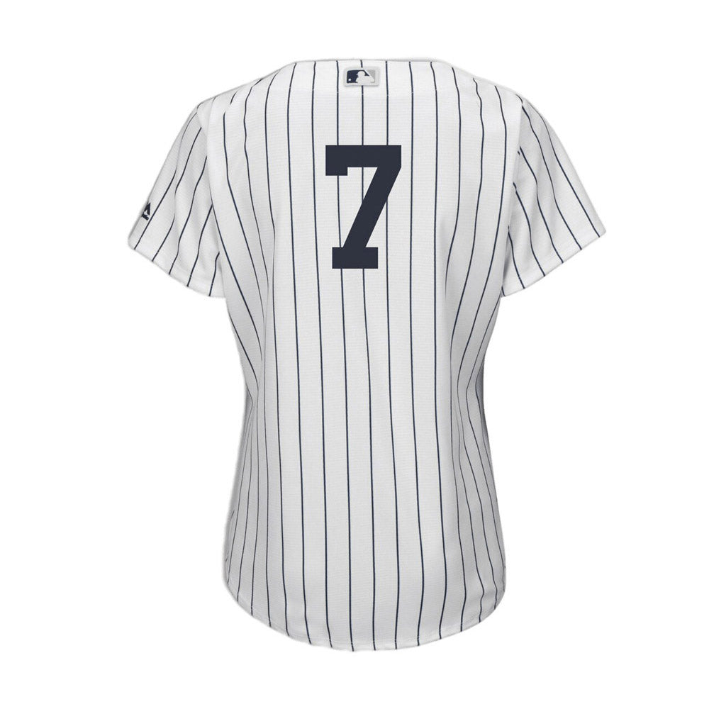Women's New York Yankees Mickey Mantle Replica Home Jersey - White - vstockx