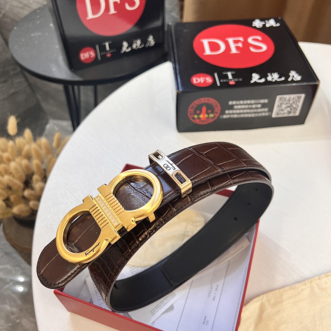 Streetwear Belt Ferragamo 320326 size:3.5cm - vstockx