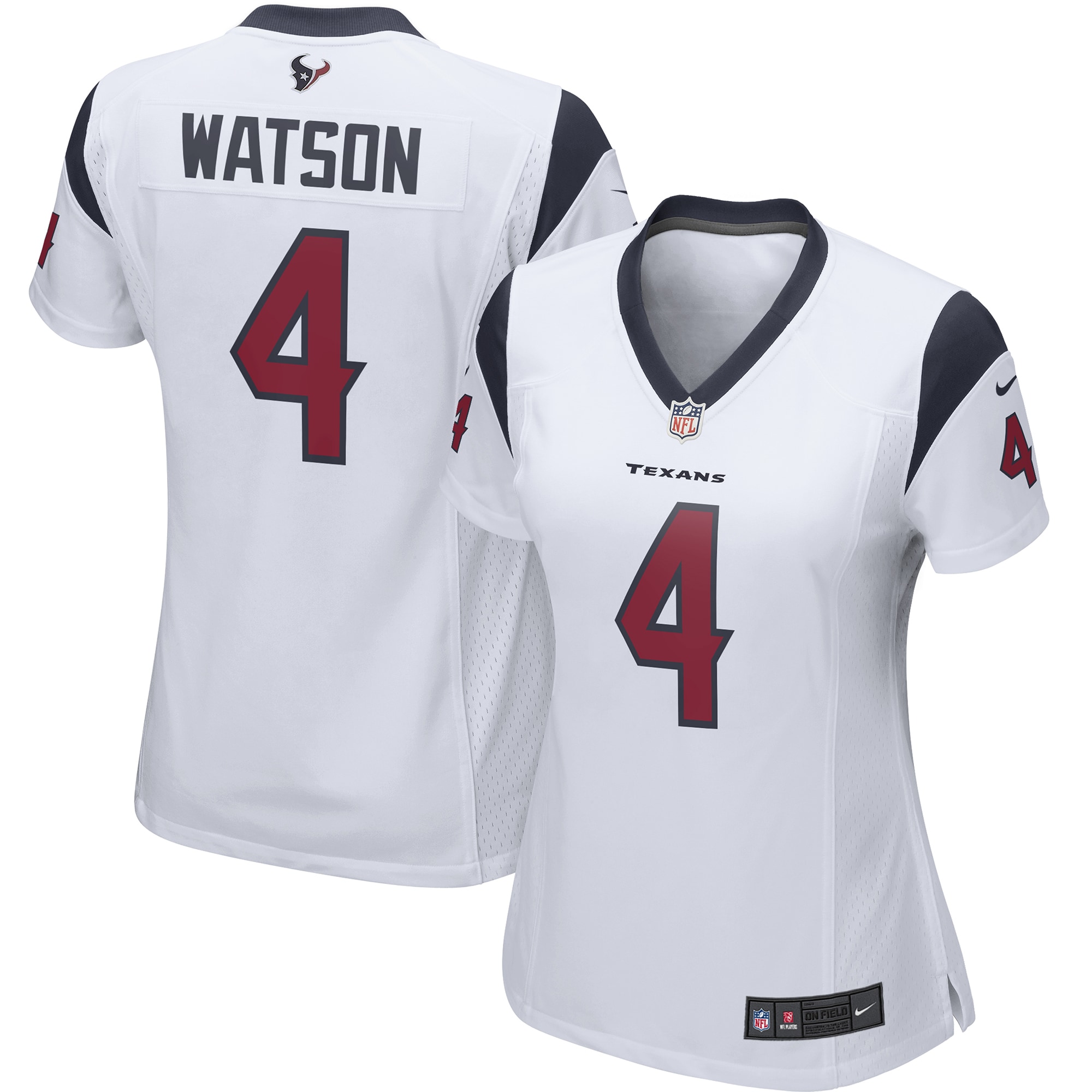 Deshaun Watson Houston Texans Nike Women's Player Game Jersey - White - vstockx
