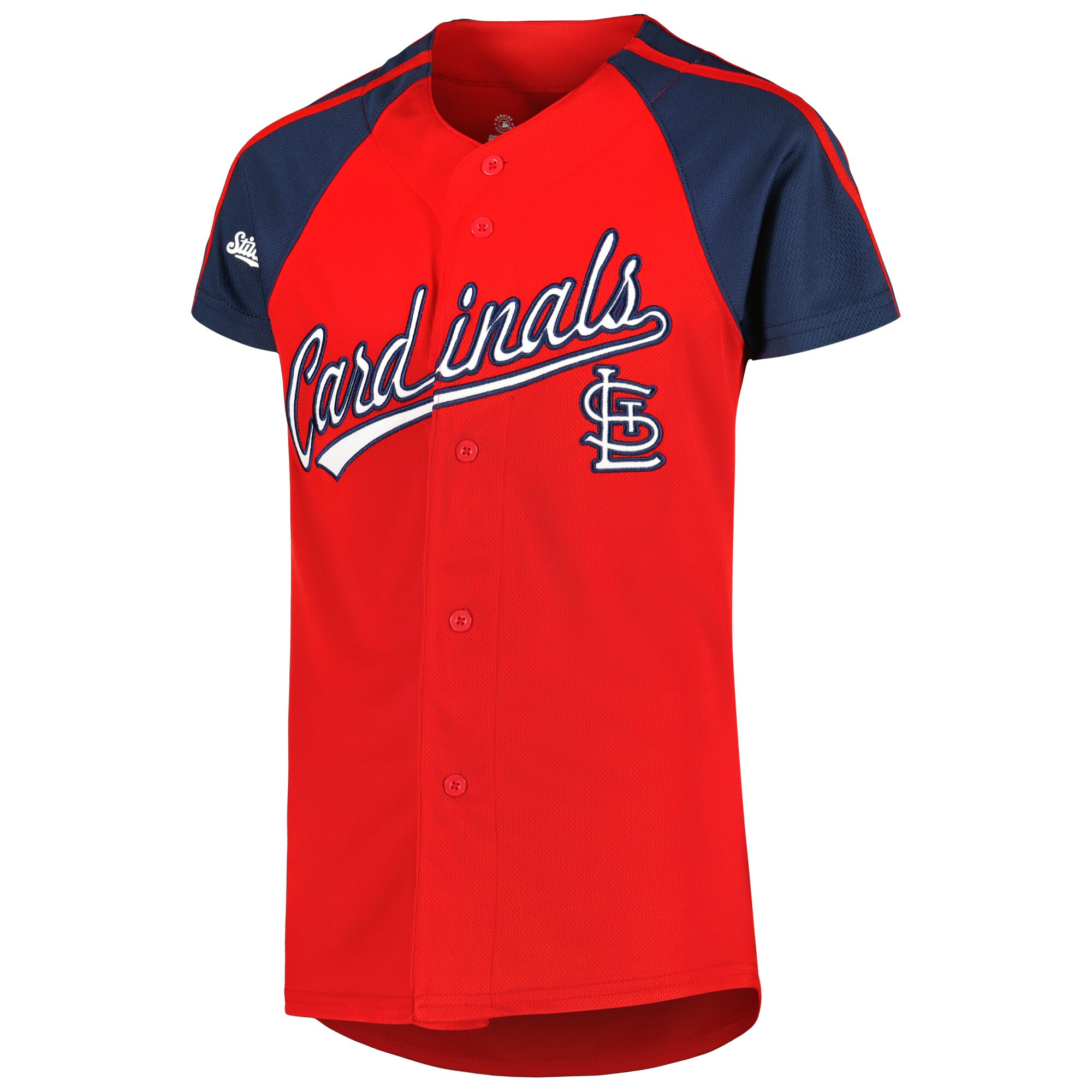 St. Louis Cardinals Stitches Youth Team Jersey - Red/Navy - vstockx