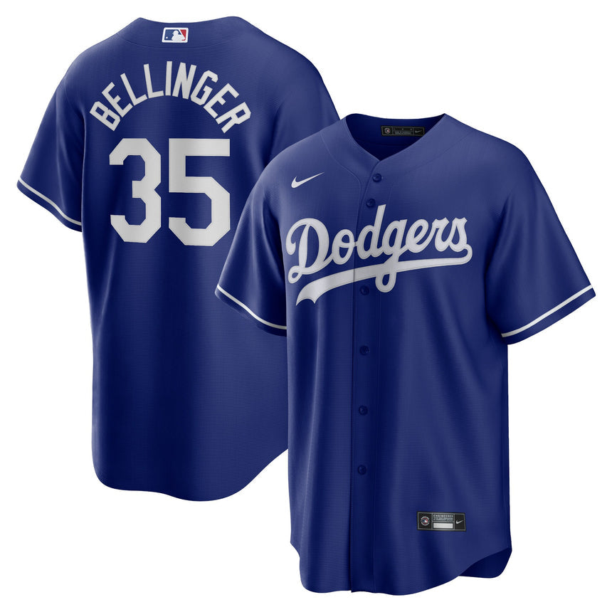 Men's Los Angeles Dodgers Cody Bellinger Royal Alternate Replica Player Name Jersey - vstockx