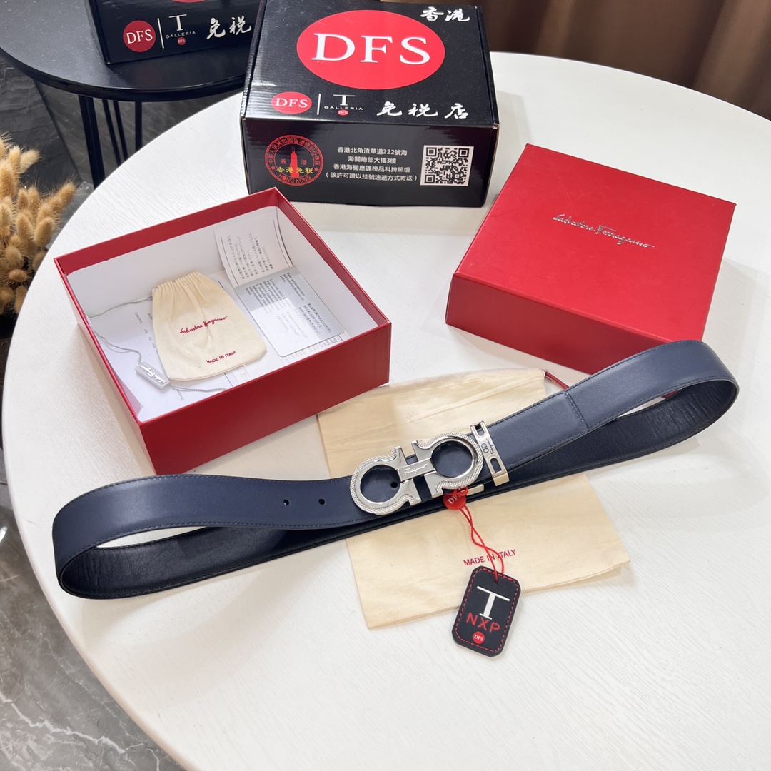 Streetwear Belt Ferragamo 320122 size:3.5cm - vstockx