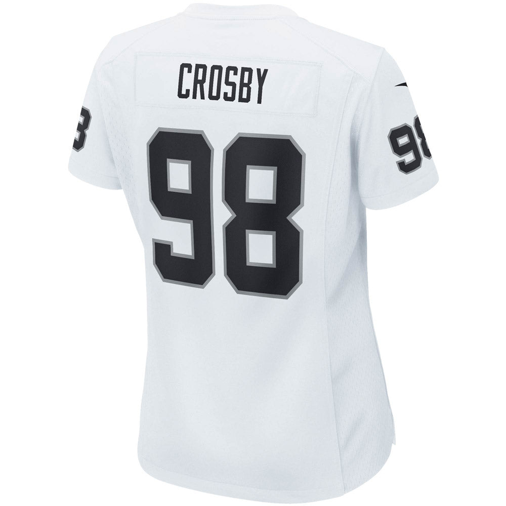 Women's Las Vegas Raiders Maxx Crosby Game Jersey White - vstockx