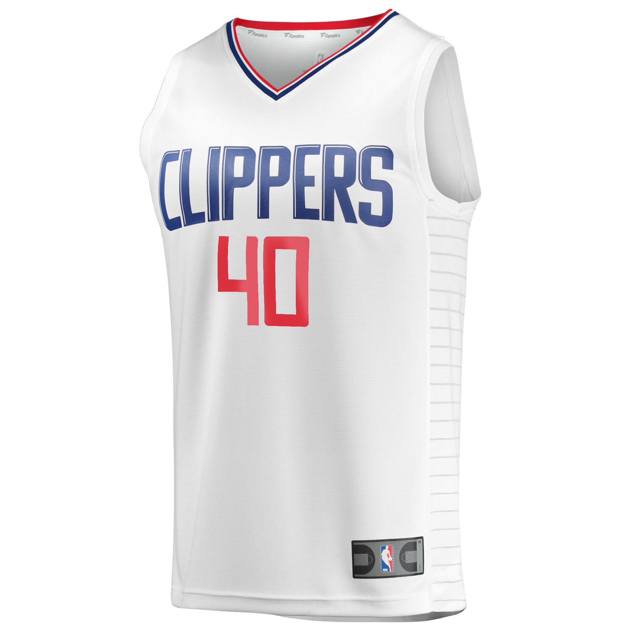 Ivica Zubac LA Clippers Fanatics Branded Fast Break Player Jersey - Association Edition - White - vstockx