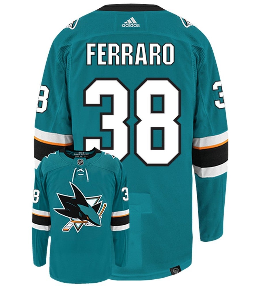 Mario Ferraro San Jose Sharks Adidas Primegreen Authentic NHL Hockey Jersey - vstockx