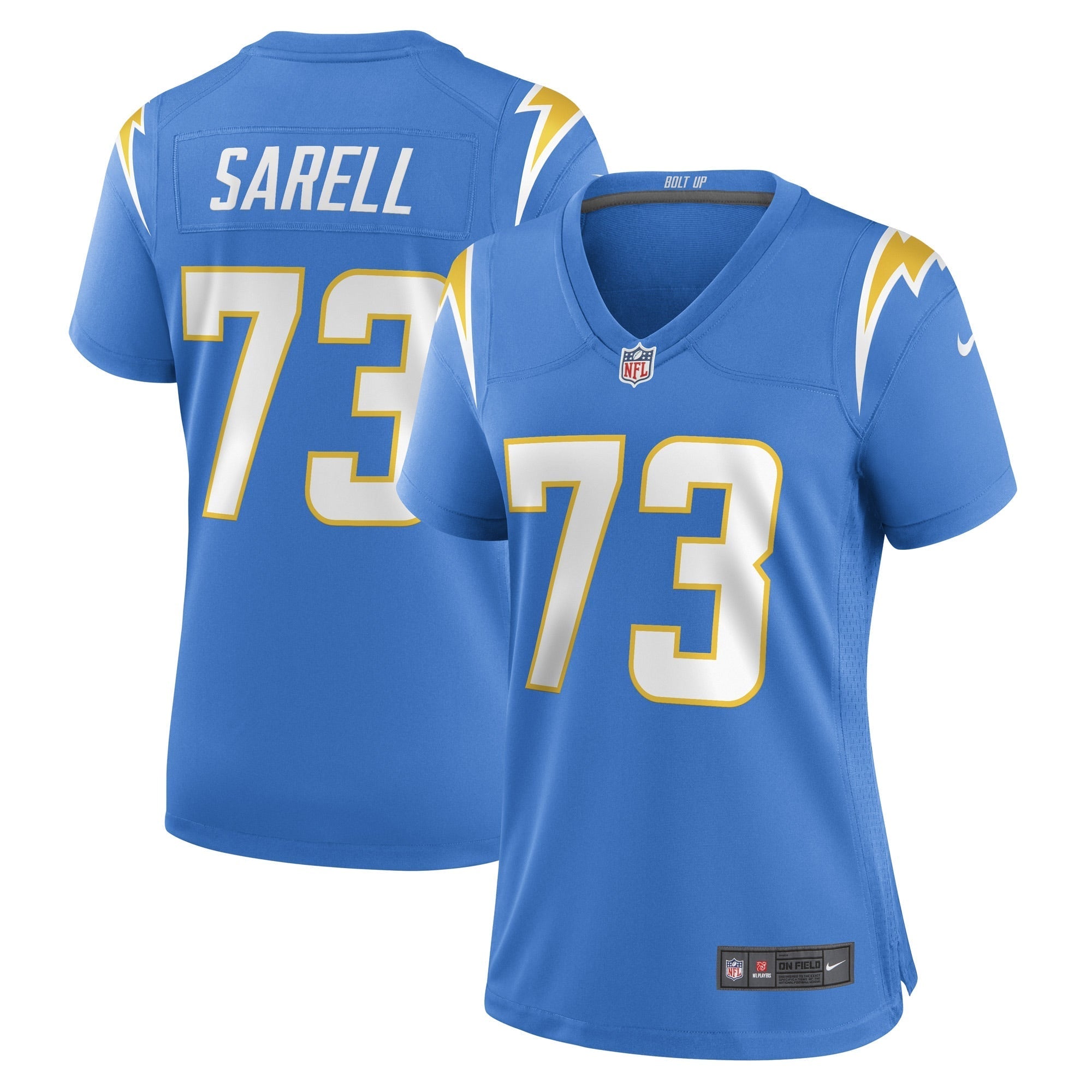 Women's Nike Foster Sarell Powder Blue Los Angeles Chargers Game Player Jersey - vstockx