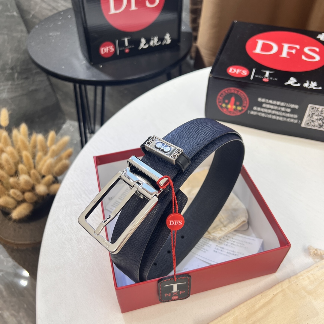 Streetwear Belt Ferragamo 320285 size:3.5cm - vstockx