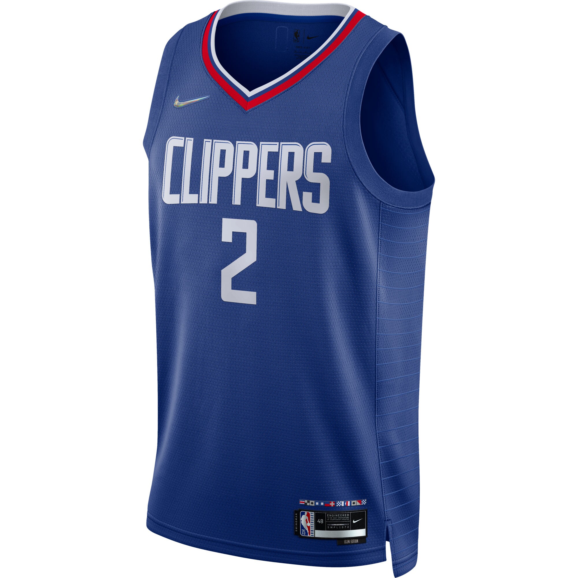 Kawhi Leonard LA Clippers Nike 2021/22 Diamond Swingman Jersey - Icon Edition - Royal - vstockx
