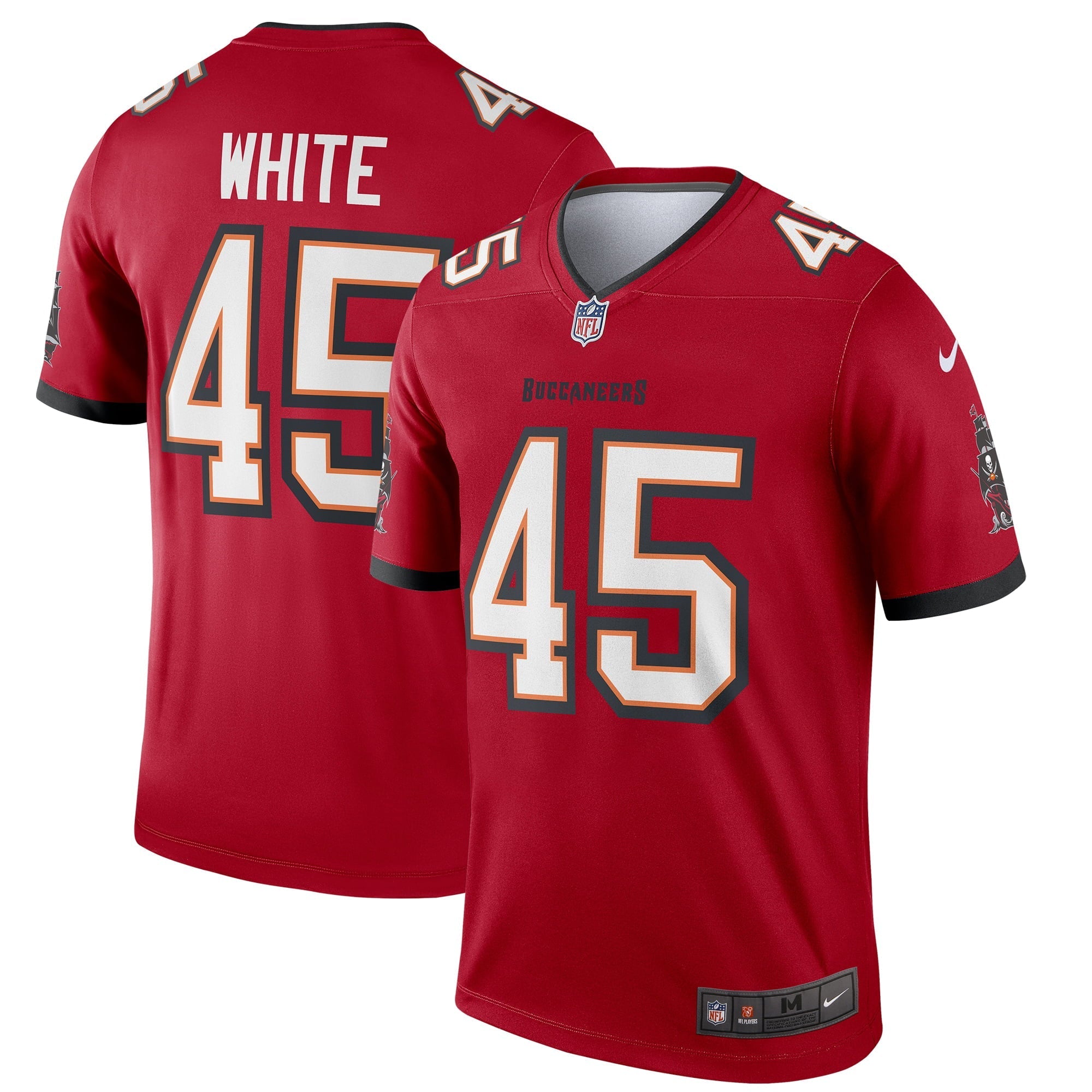 Men's Nike Devin White Red Tampa Bay Buccaneers Legend Jersey - vstockx