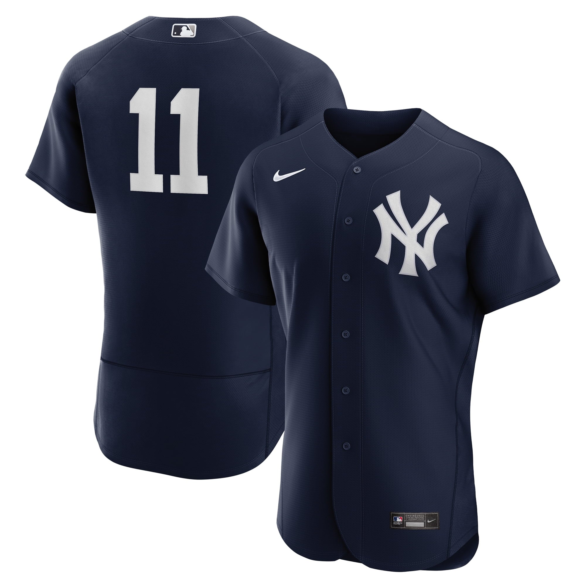 Men's Nike Anthony Volpe Navy New York Yankees Alternate Authentic Jersey - vstockx