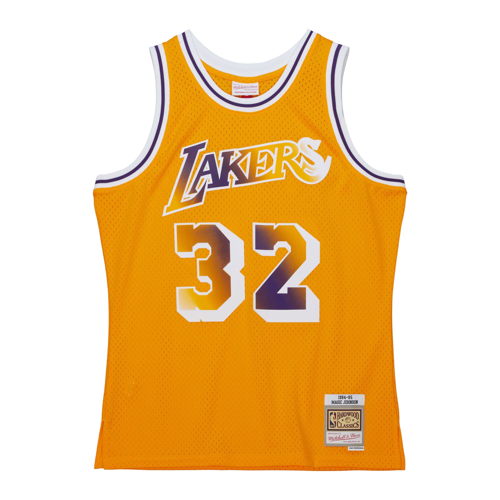 Big Face 7.0 Swingman Jersey Los Angeles Lakers 1984-85 Magic Johnson - vstockx