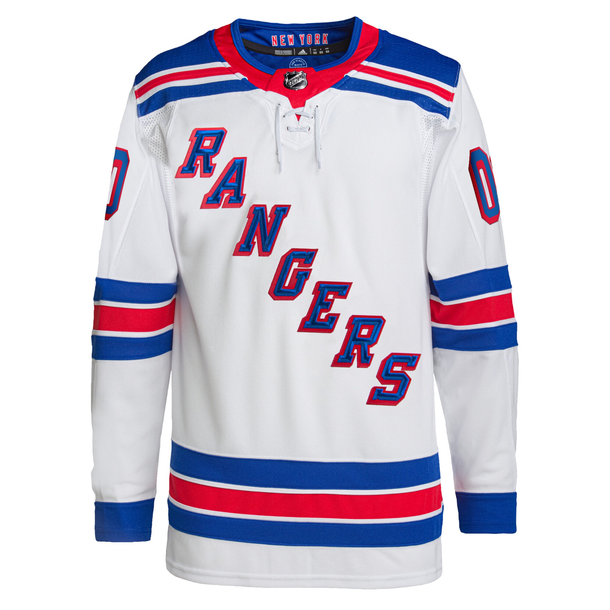 New York Rangers adidas Away Primegreen Authentic Pro Custom Jersey - White - vstockx