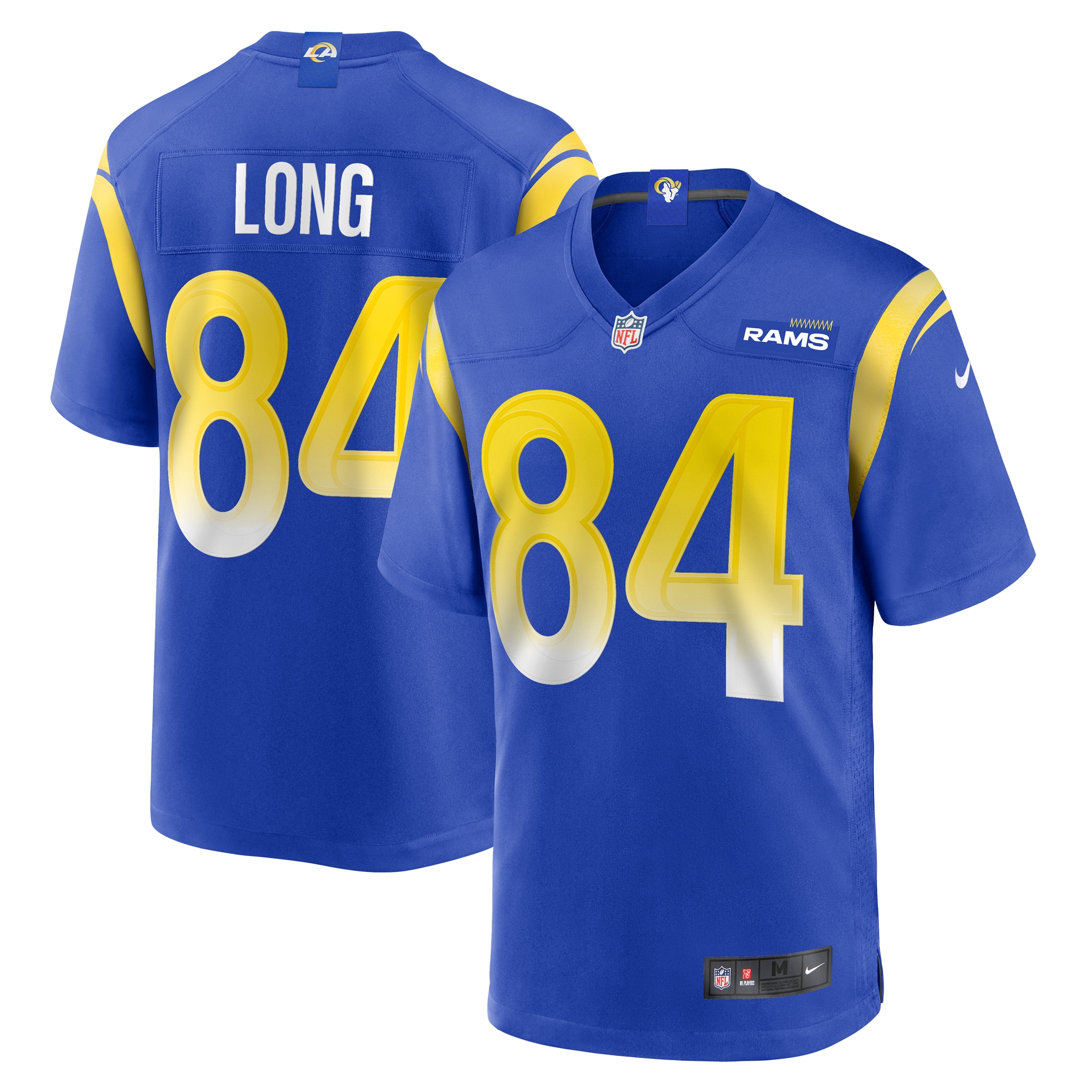 Hunter Long Los Angeles Rams Nike Home Game Jersey - Royal - vstockx