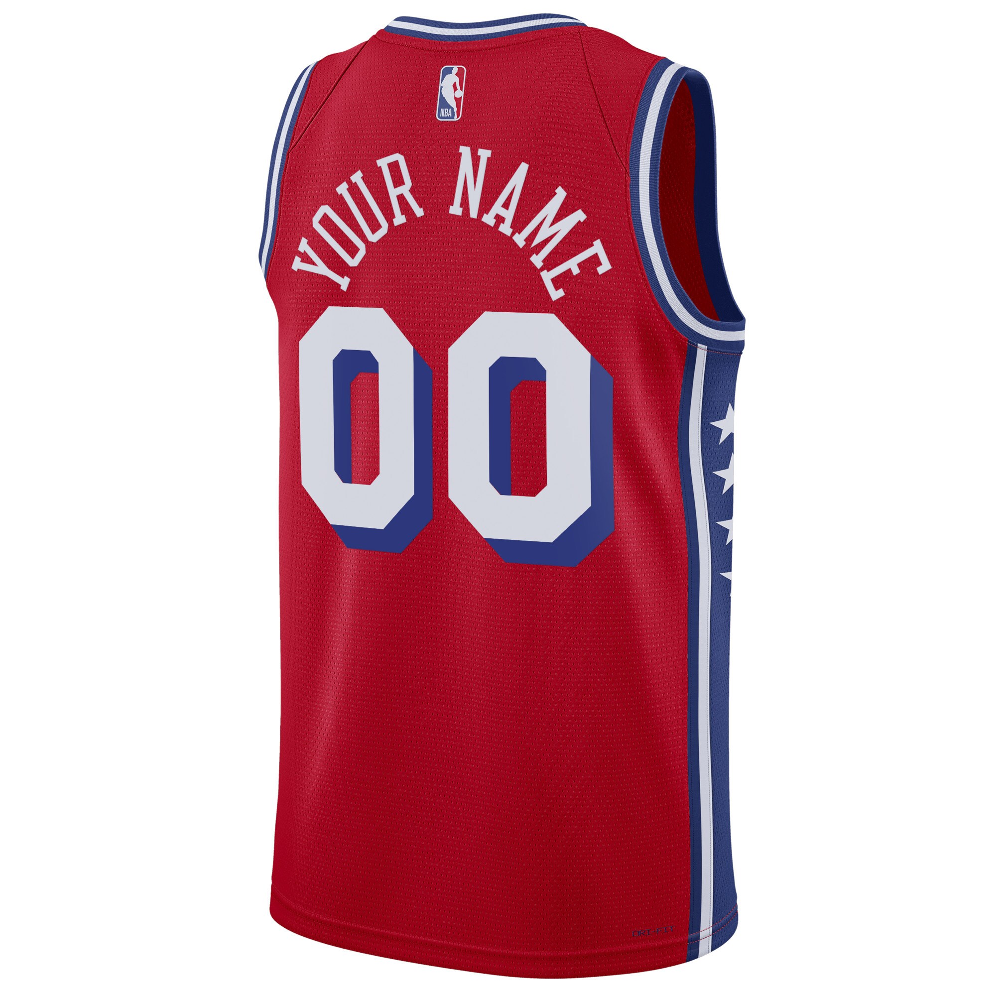 Philadelphia 76ers Jordans Brand Unisex 2022/23 Swingman Custom Jersey - Statement Edition - Red - vstockx
