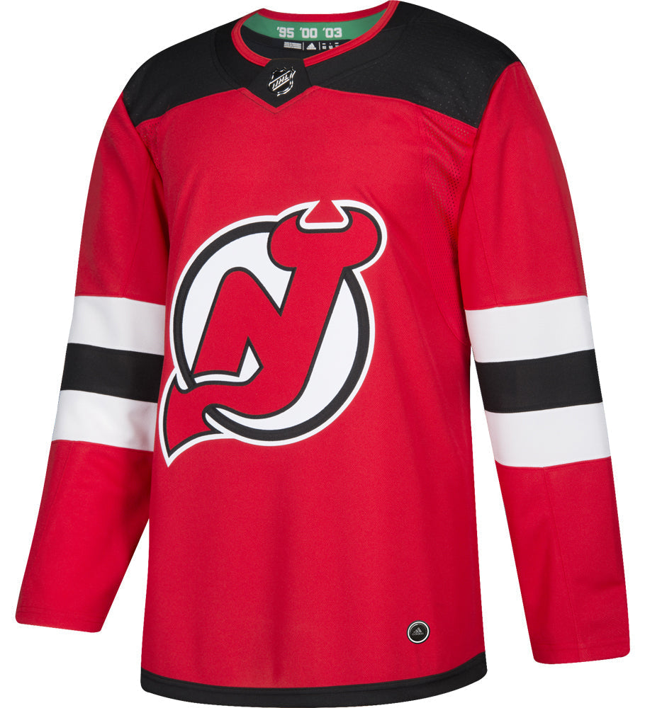 New Jersey Devils Adidas Authentic Home NHL Hockey Jersey - vstockx