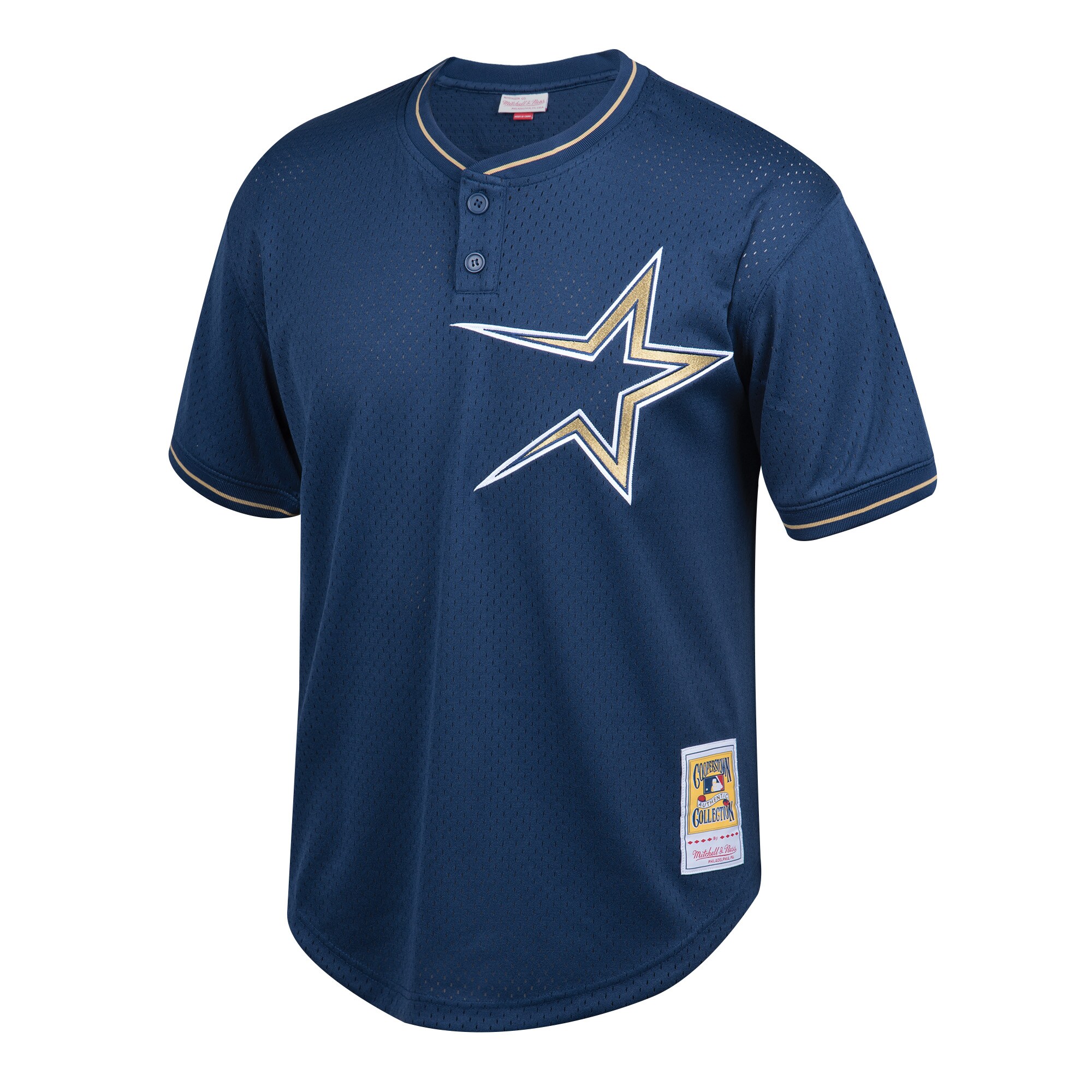 Jeff Bagwell Houston Astros Mitchell & Ness Youth Cooperstown Collection Mesh Batting Practice Jersey - Navy - vstockx