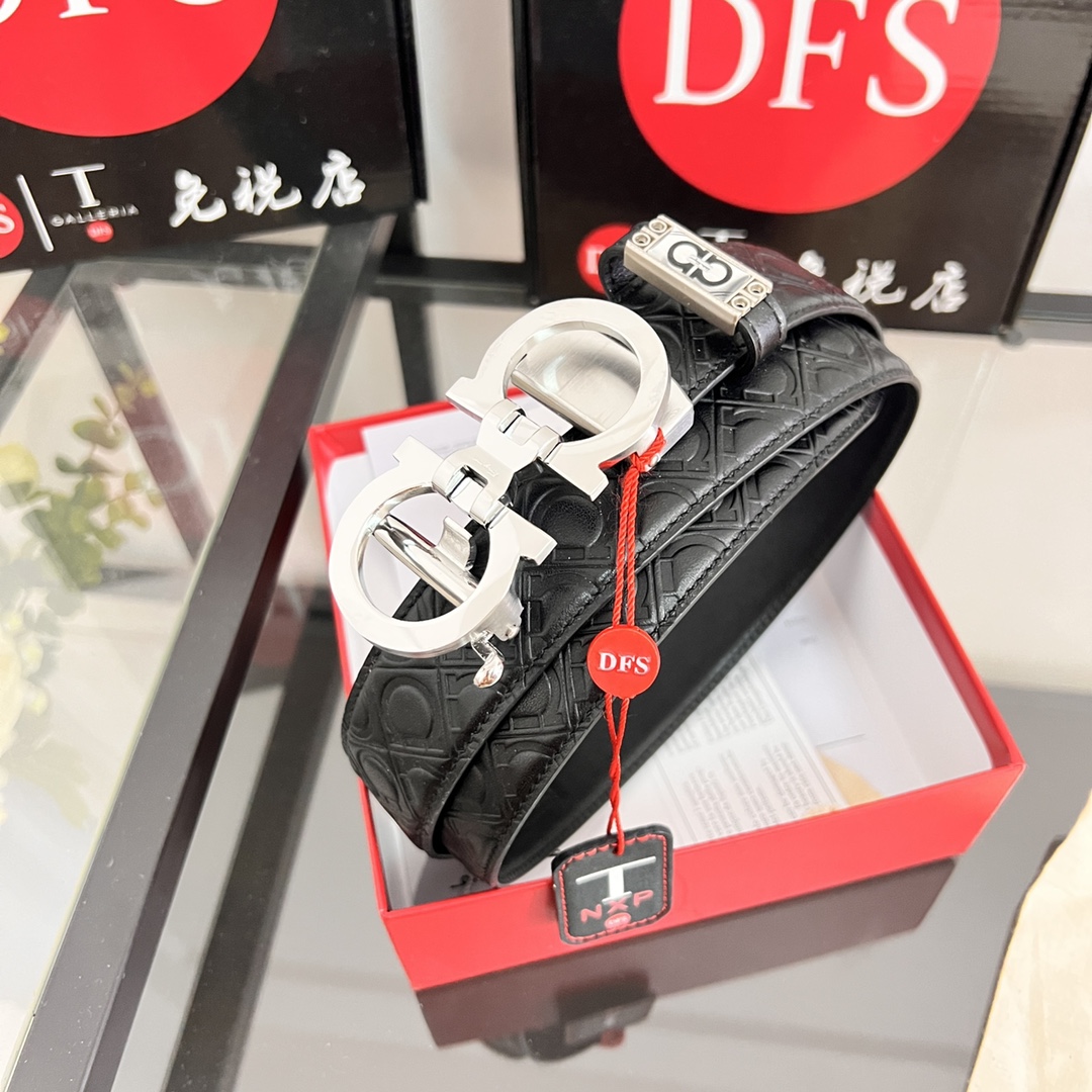 Streetwear Belt Ferragamo 320193 size:3.5cm - vstockx