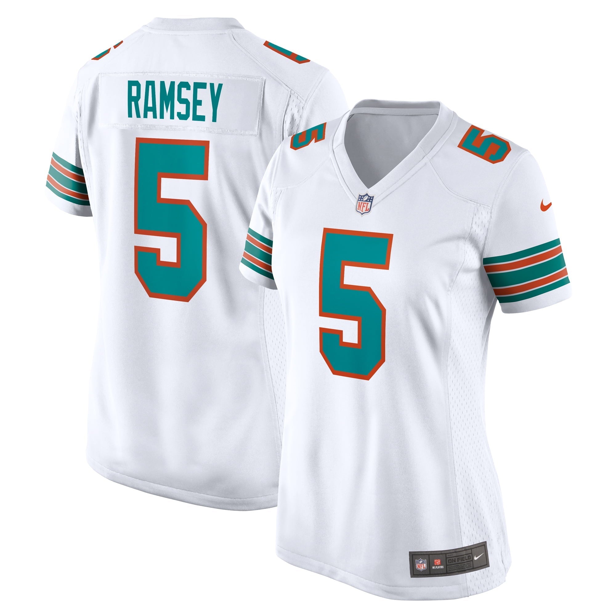 Women's Nike Jalen Ramsey White Miami Dolphins Alternate Game Jersey - vstockx