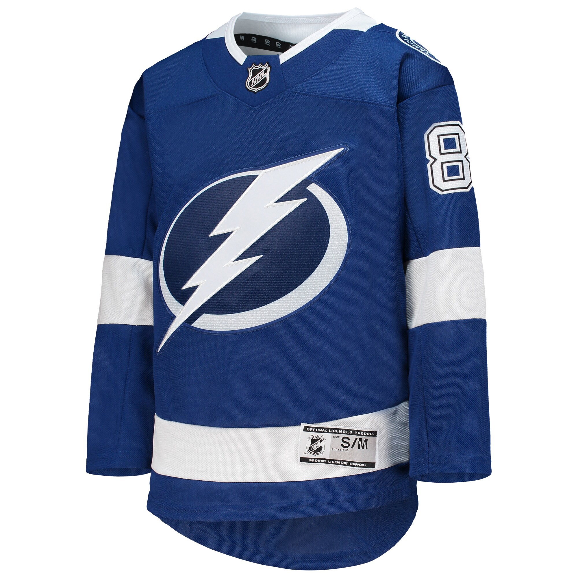 Nikita Kucherov Tampa Bay Lightning Youth Home Premier Player Jersey - Blue - vstockx