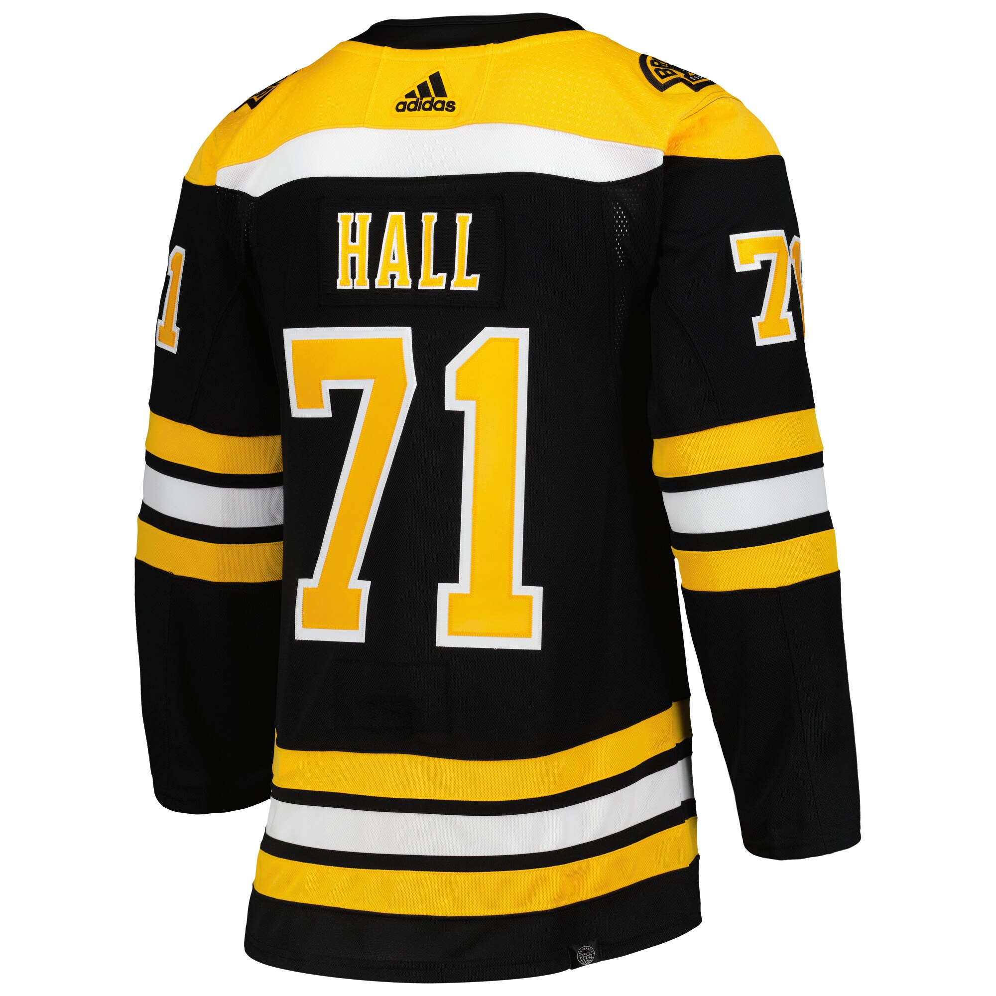 Taylor Hall Boston Bruins adidas Home Primegreen Authentic Pro Player Jersey - Black - vstockx