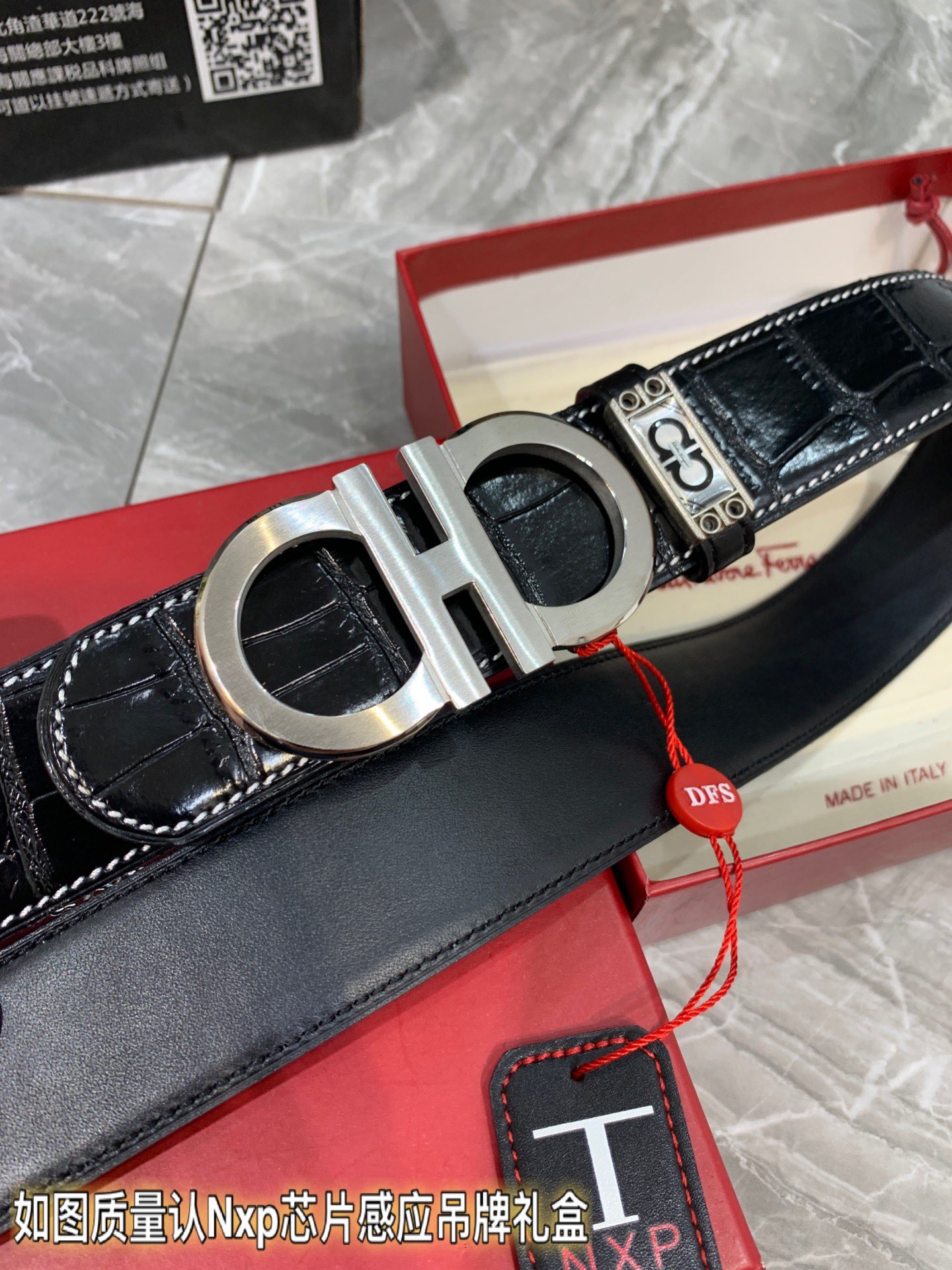 Streetwear Belt Ferragamo 319543 size:3.5cm - vstockx