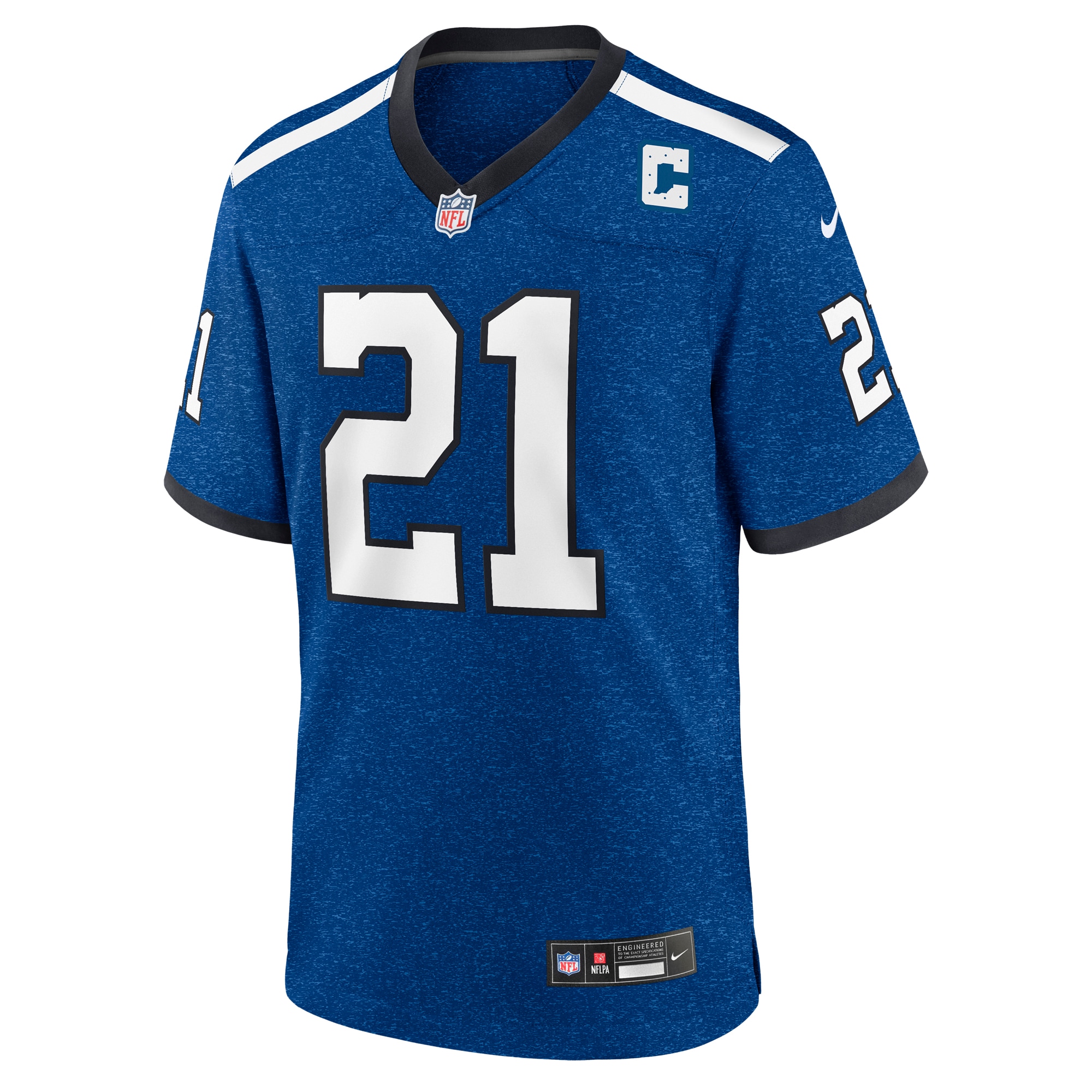 Zack Moss Indianapolis Colts Nike Indiana Nights Alternate Game Jersey - Royal - vstockx