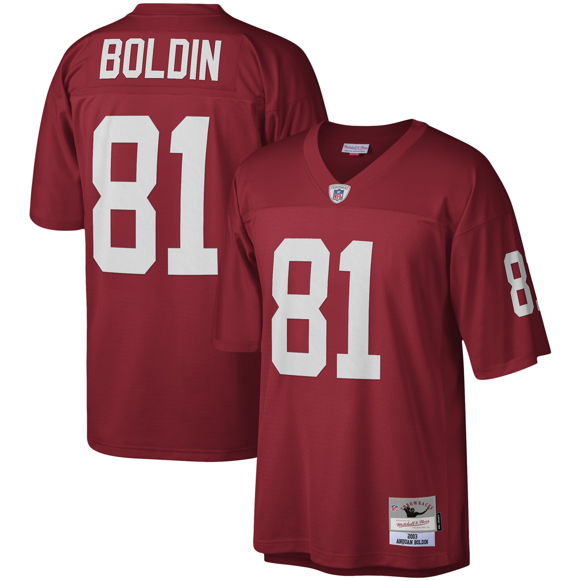 Anquan Boldin Arizona Cardinals Mitchell & Ness Legacy Replica Jersey - Cardinal - vstockx