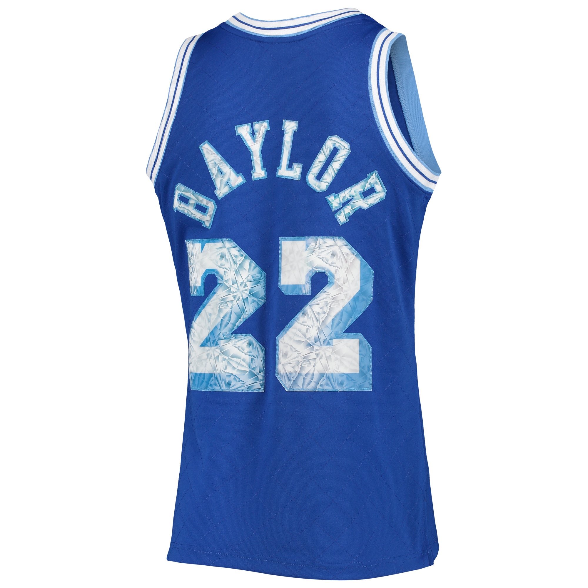 Elgin Baylor Los Angeles Lakers Mitchell & Ness 1996/97 Hardwood Classics NBA 75th Anniversary Diamond Swingman Jersey - Royal - vstockx