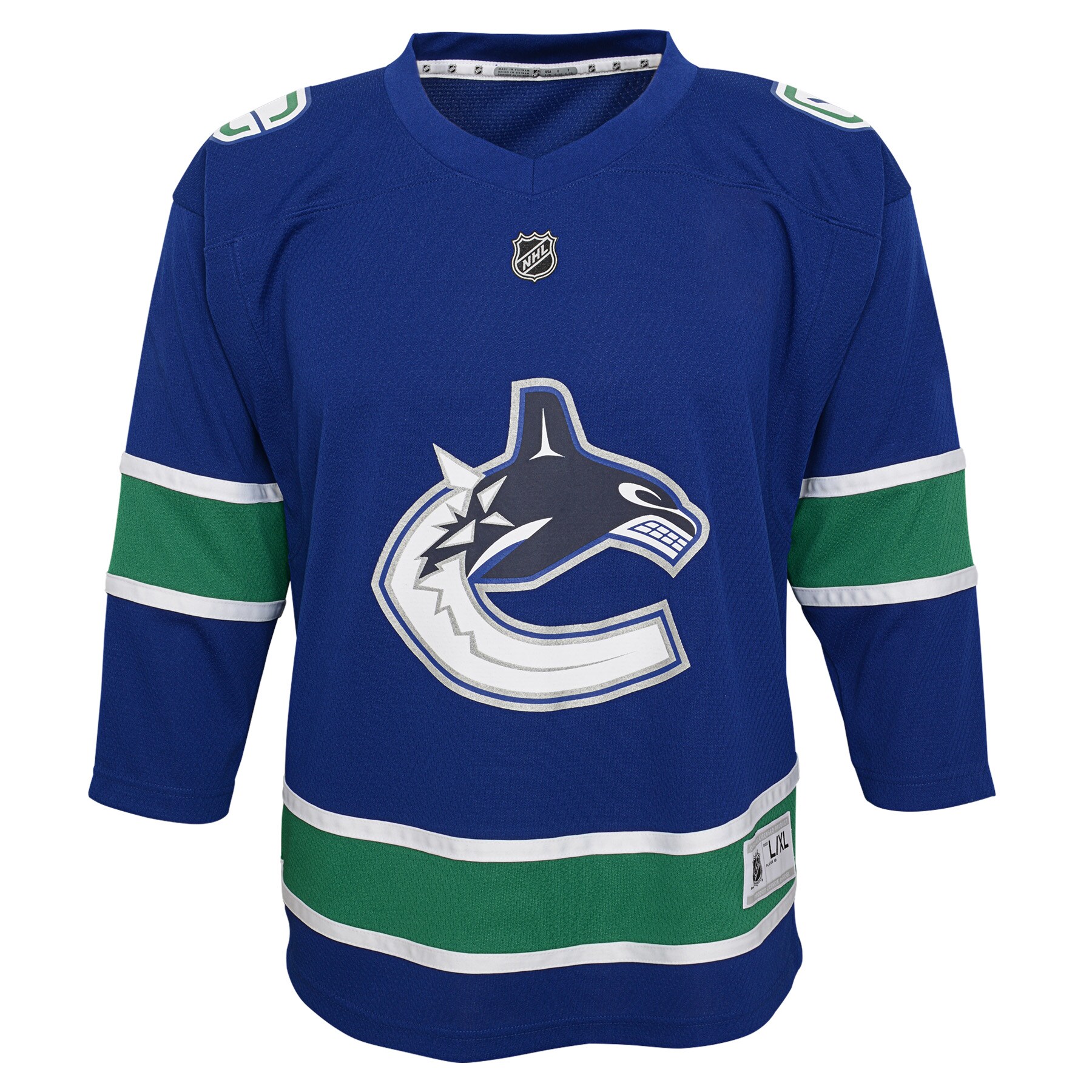 Vancouver Canucks Youth Replica Jersey - Blue - vstockx