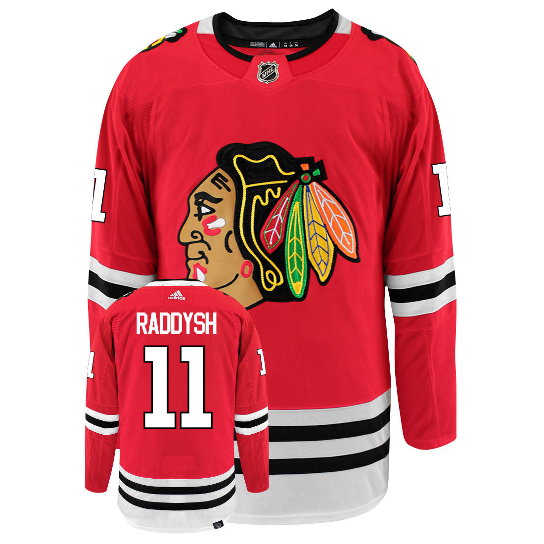 Taylor Raddysh Chicago Blackhawks Adidas Primegreen Authentic NHL Hockey Jersey - vstockx