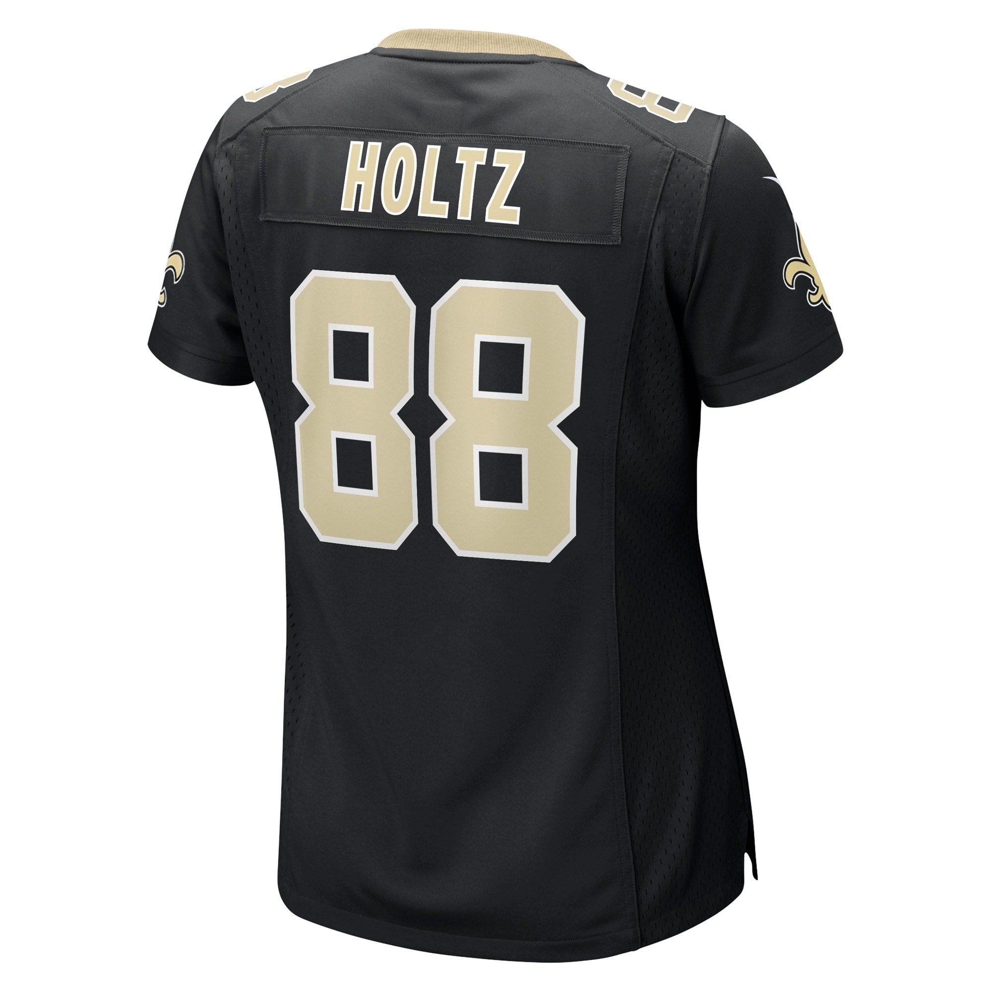 Women's Nike J.P. Holtz Black New Orleans Saints Game Player Jersey - vstockx