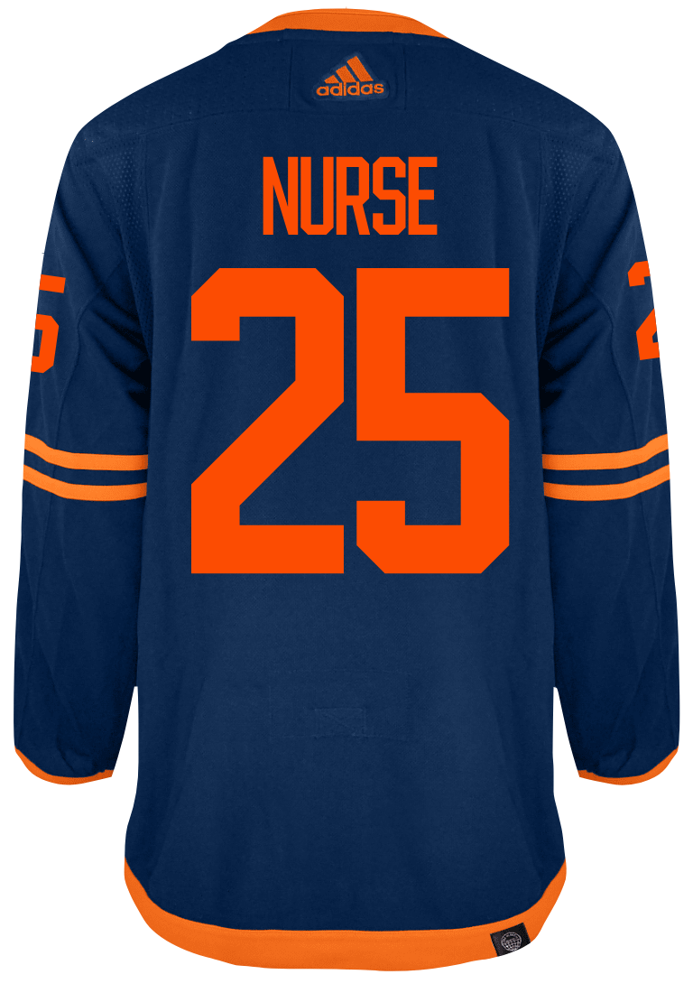 Darnell Nurse Edmonton Oilers Alt Adidas Primegreen Authentic NHL Hockey Jersey - vstockx