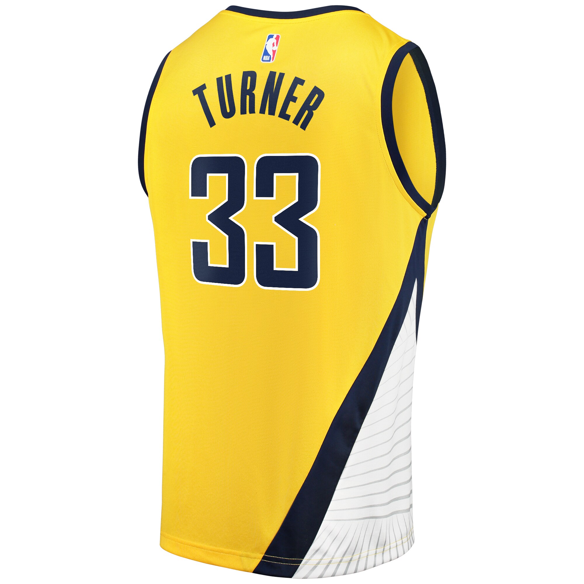 Myles Turner Indiana Pacers Fanatics Branded Fast Break Replica Jersey - Statement Edition - Gold - vstockx
