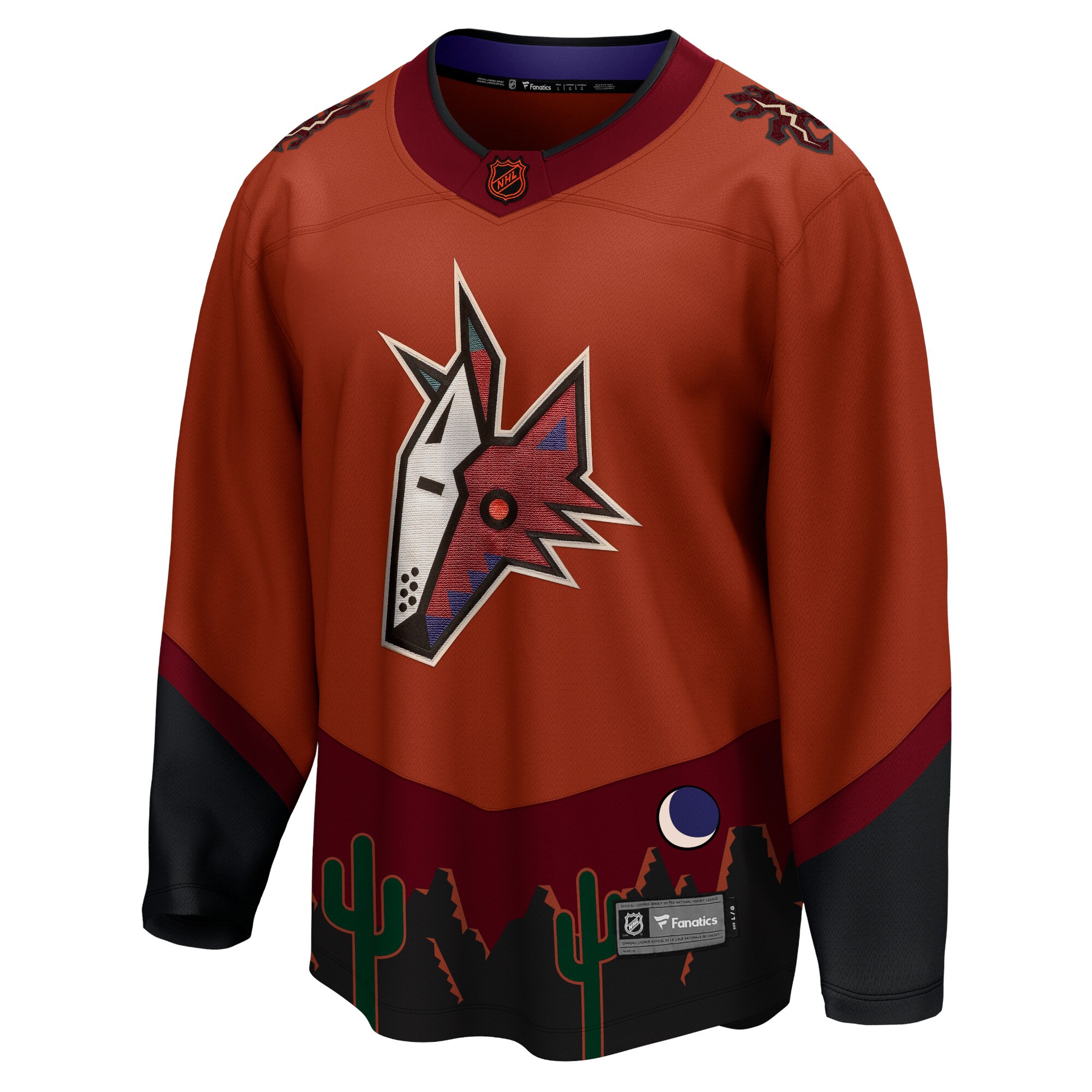 Arizona Coyotes Fanatics Branded Special Edition 2.0 Breakaway Blank Jersey - Burnt Orange - vstockx