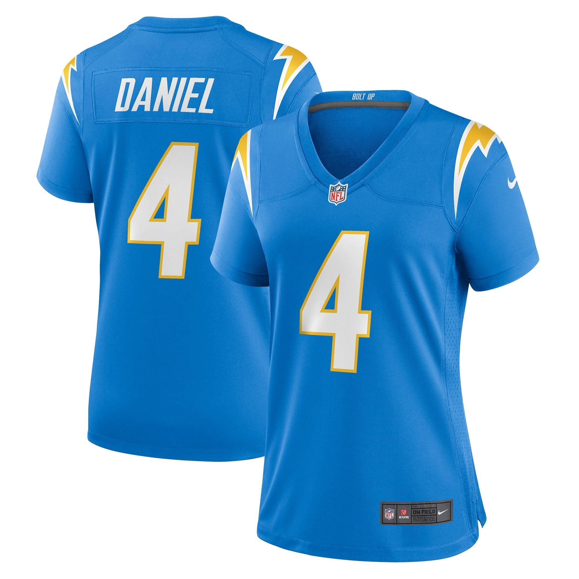 Women's Nike Chase Daniel Powder Blue Los Angeles Chargers Game Jersey - vstockx