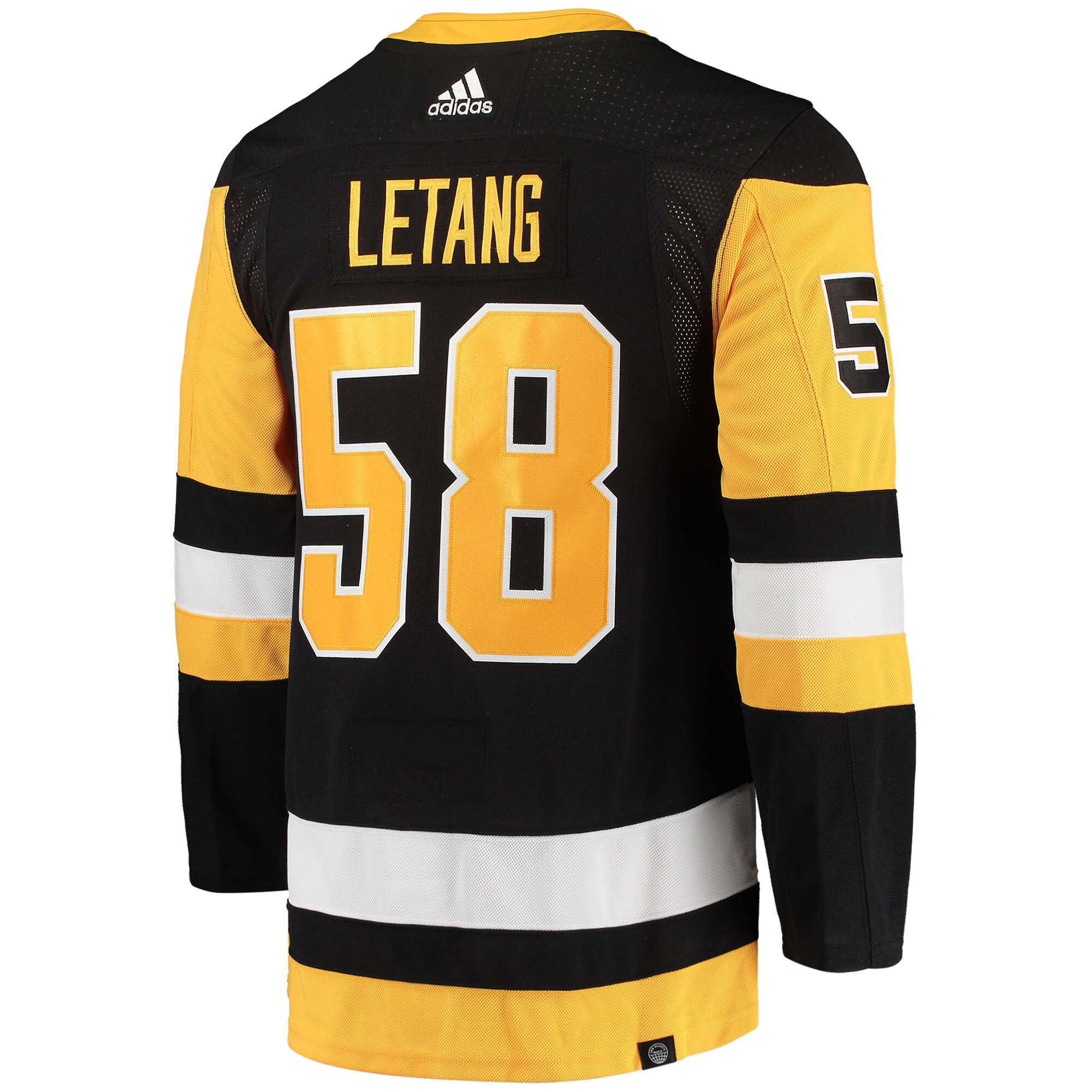 Kris Letang Pittsburgh Penguins adidas Home Primegreen Authentic Pro Player Jersey - Black - vstockx