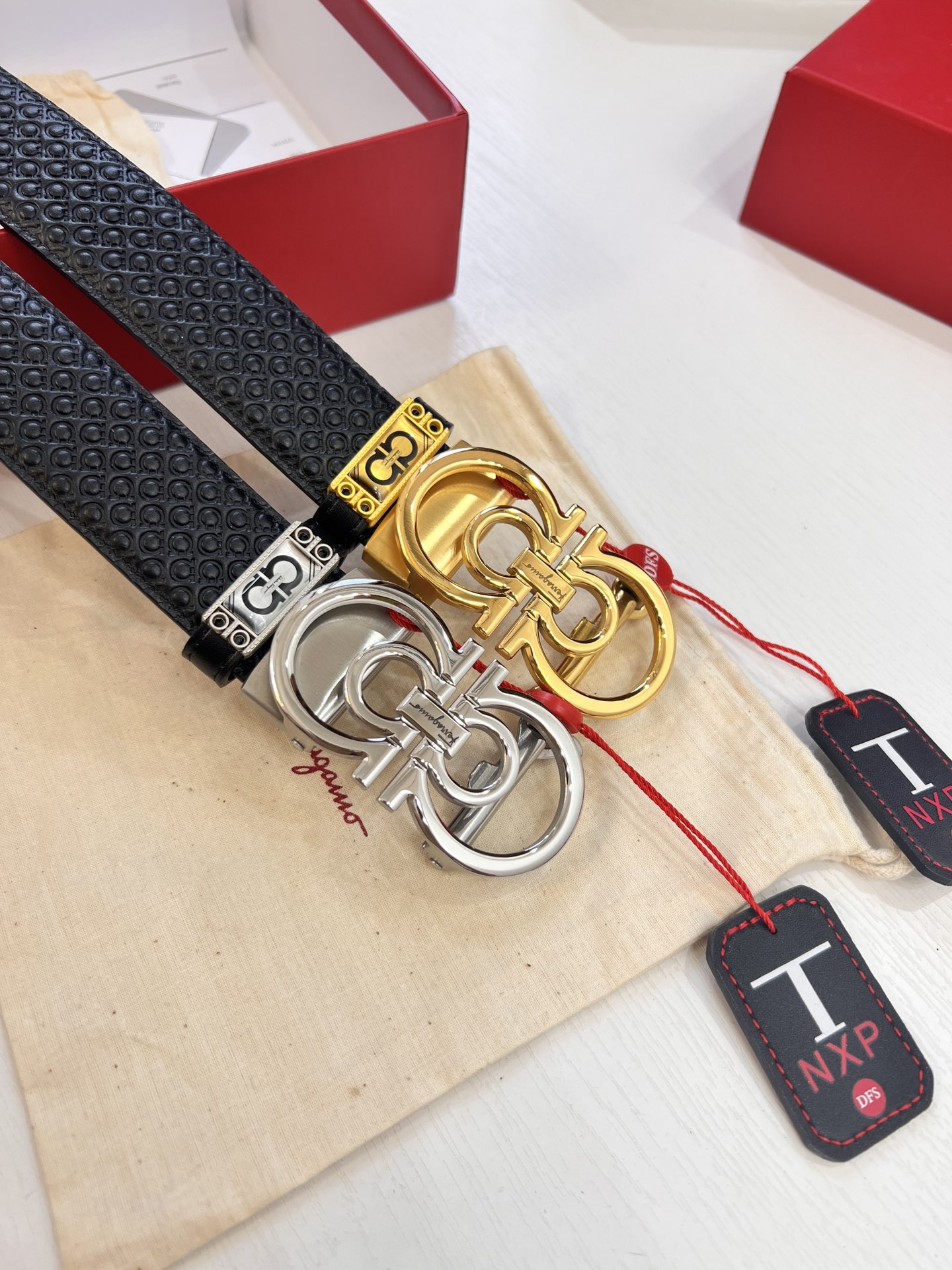 Streetwear Belt Ferragamo 320362 size:3.5cm - vstockx