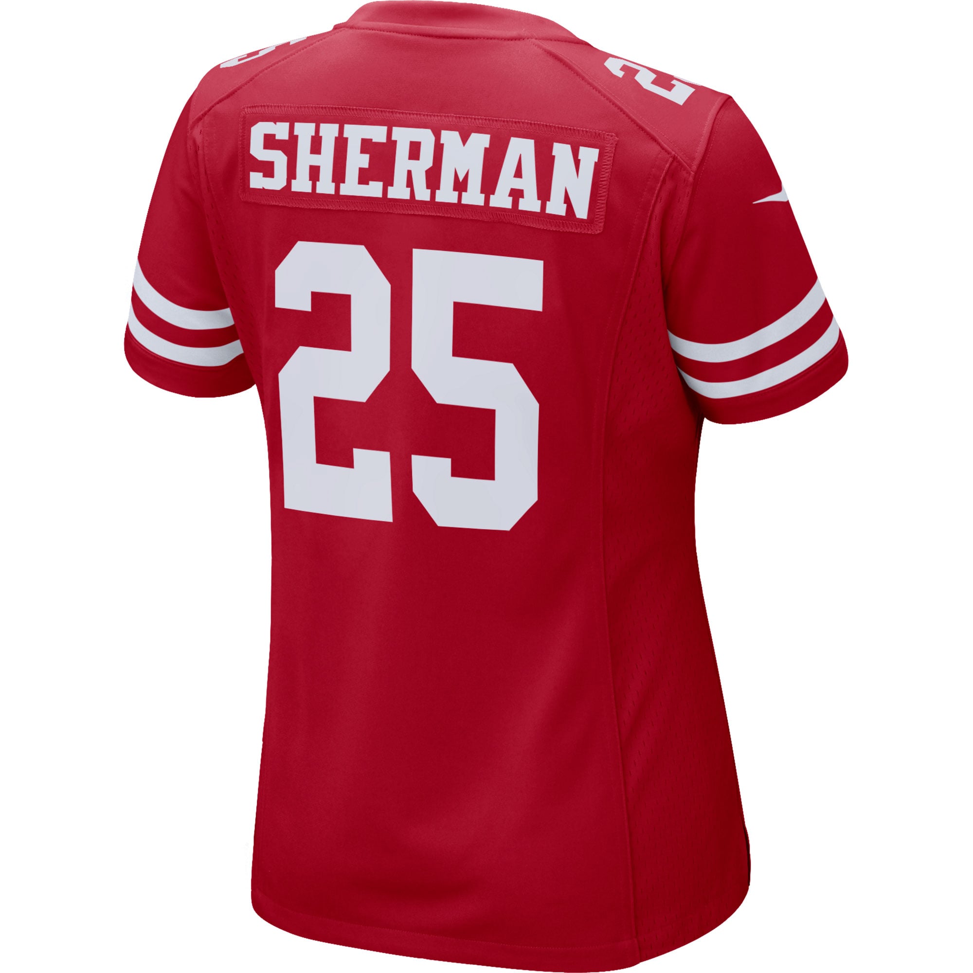 Richard Sherman San Francisco 49ers Nike Women's Game Player Jersey - Scarlet - vstockx