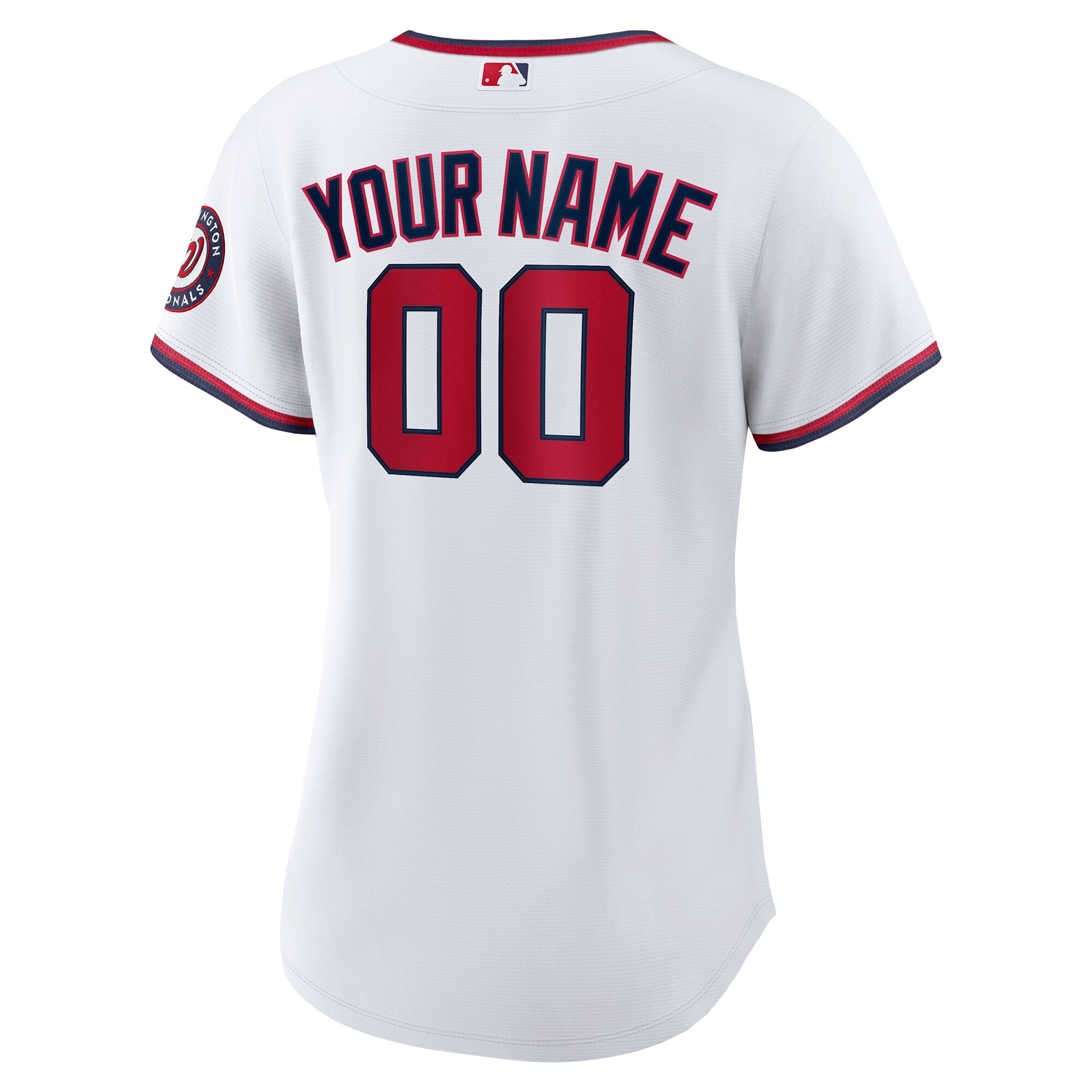 Washington Nationals Nike Women's Replica Custom Jersey - White - vstockx