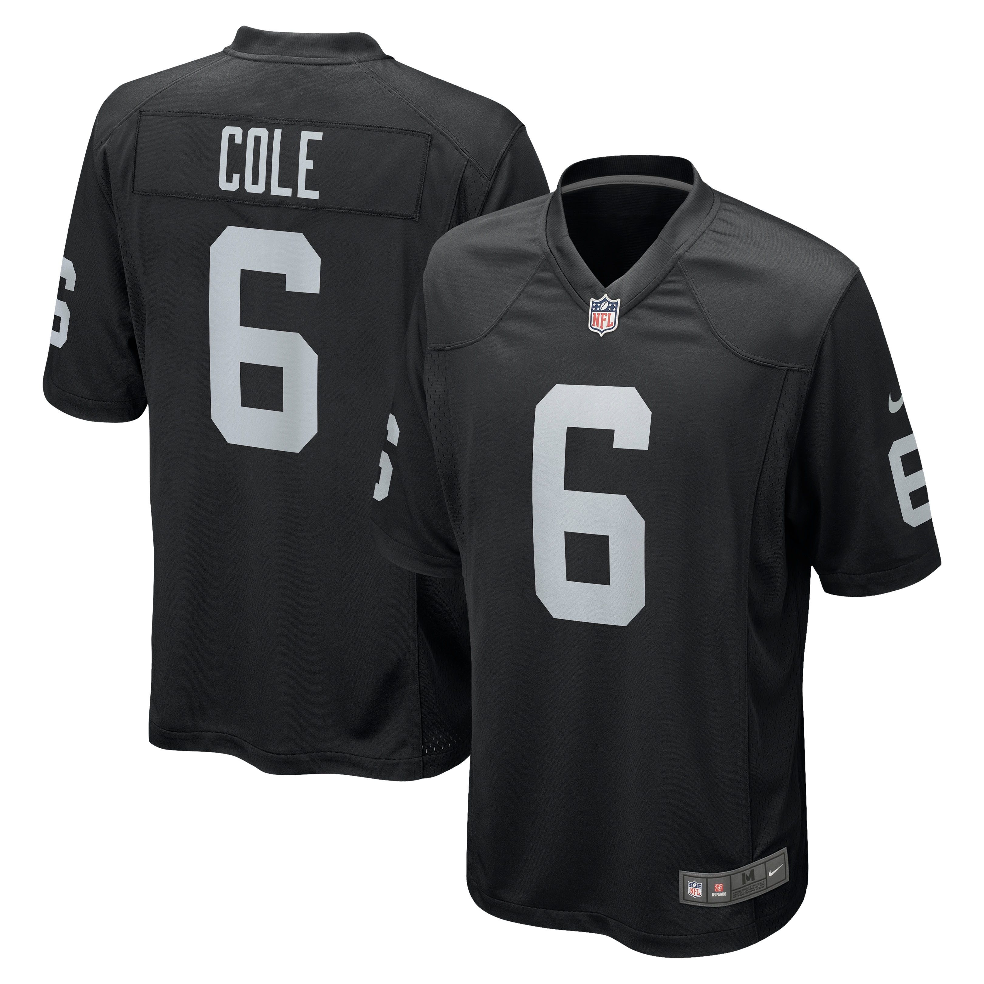 AJ Cole Las Vegas Raiders Nike Game Jersey - Black - vstockx
